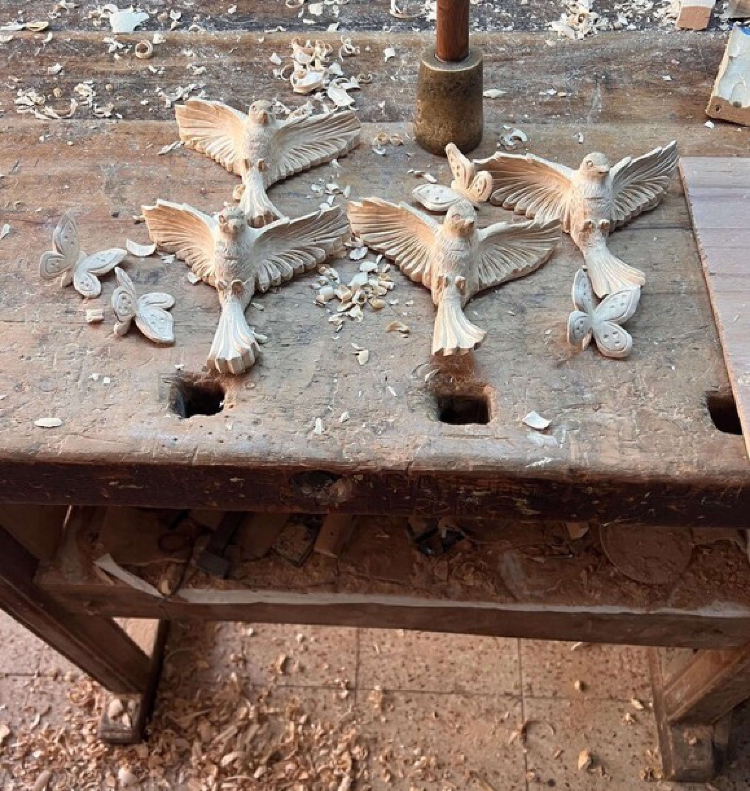carved mirrors