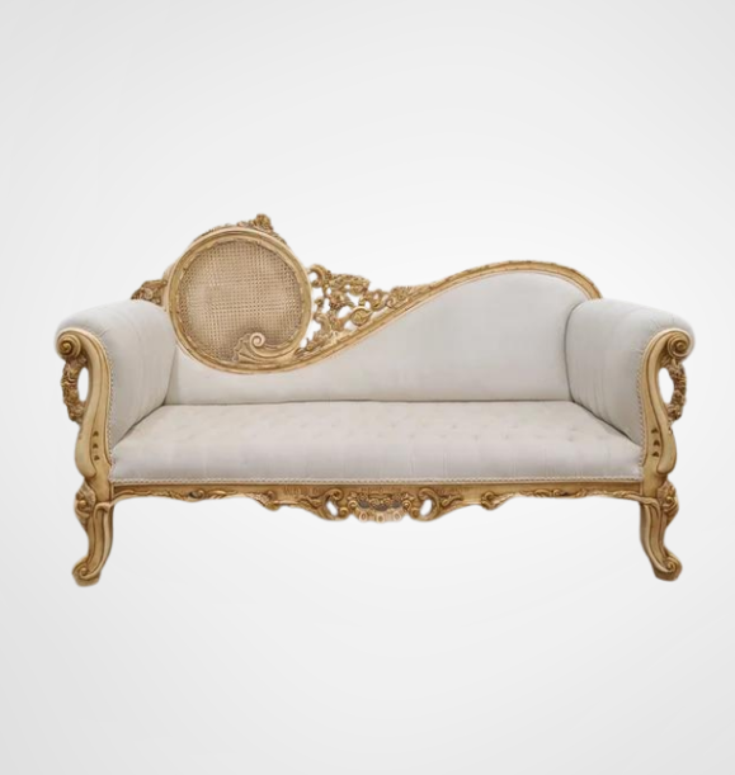 cream chaise