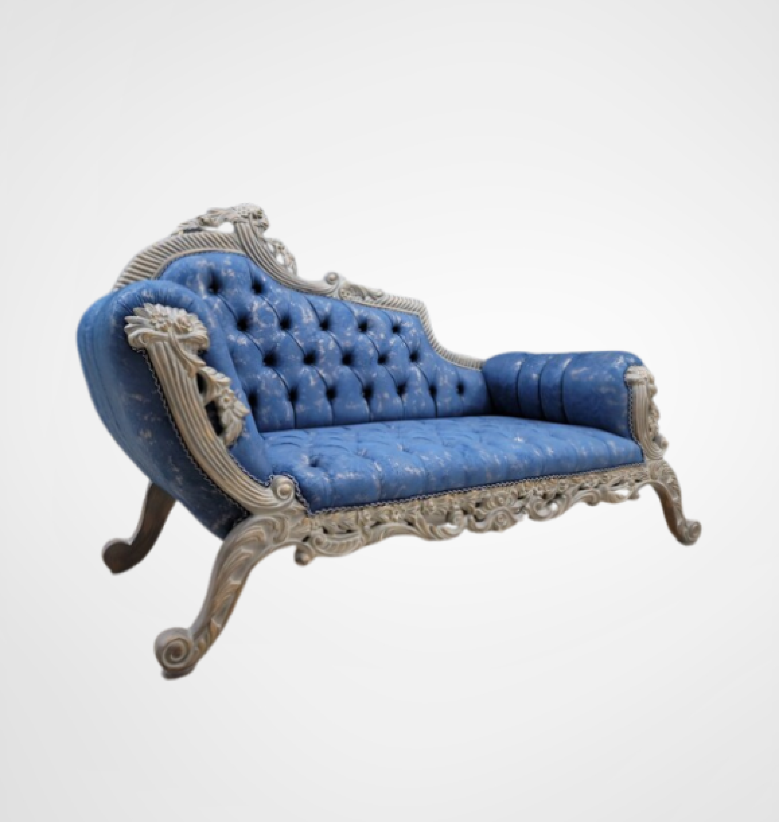 cerulean chaise