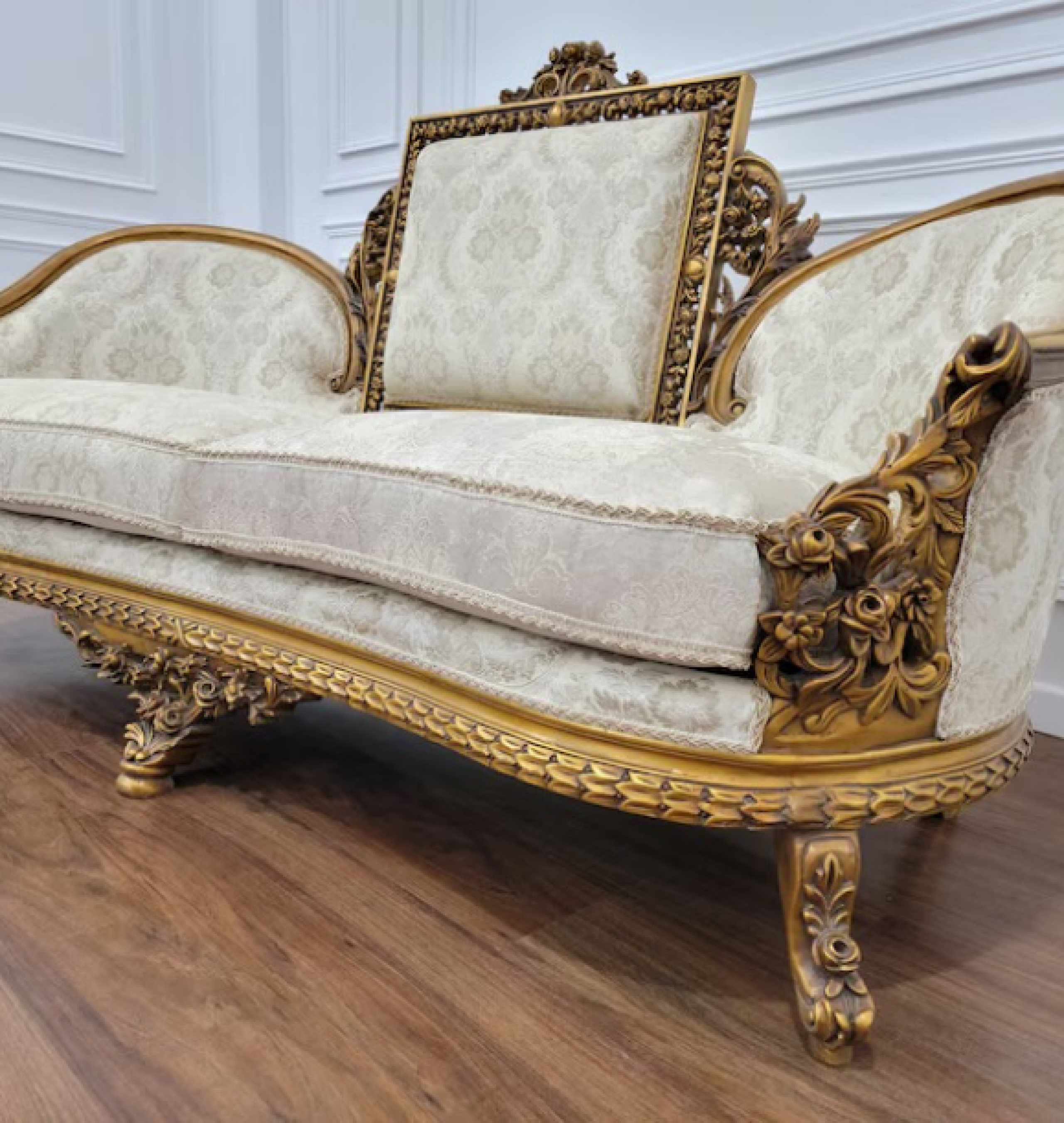 cream sofa