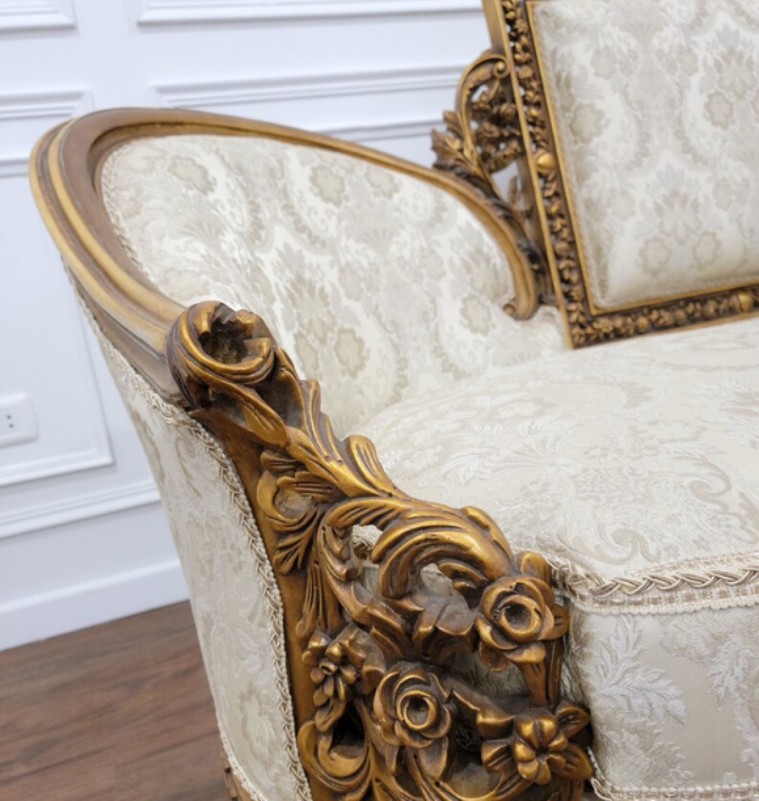 cream sofa