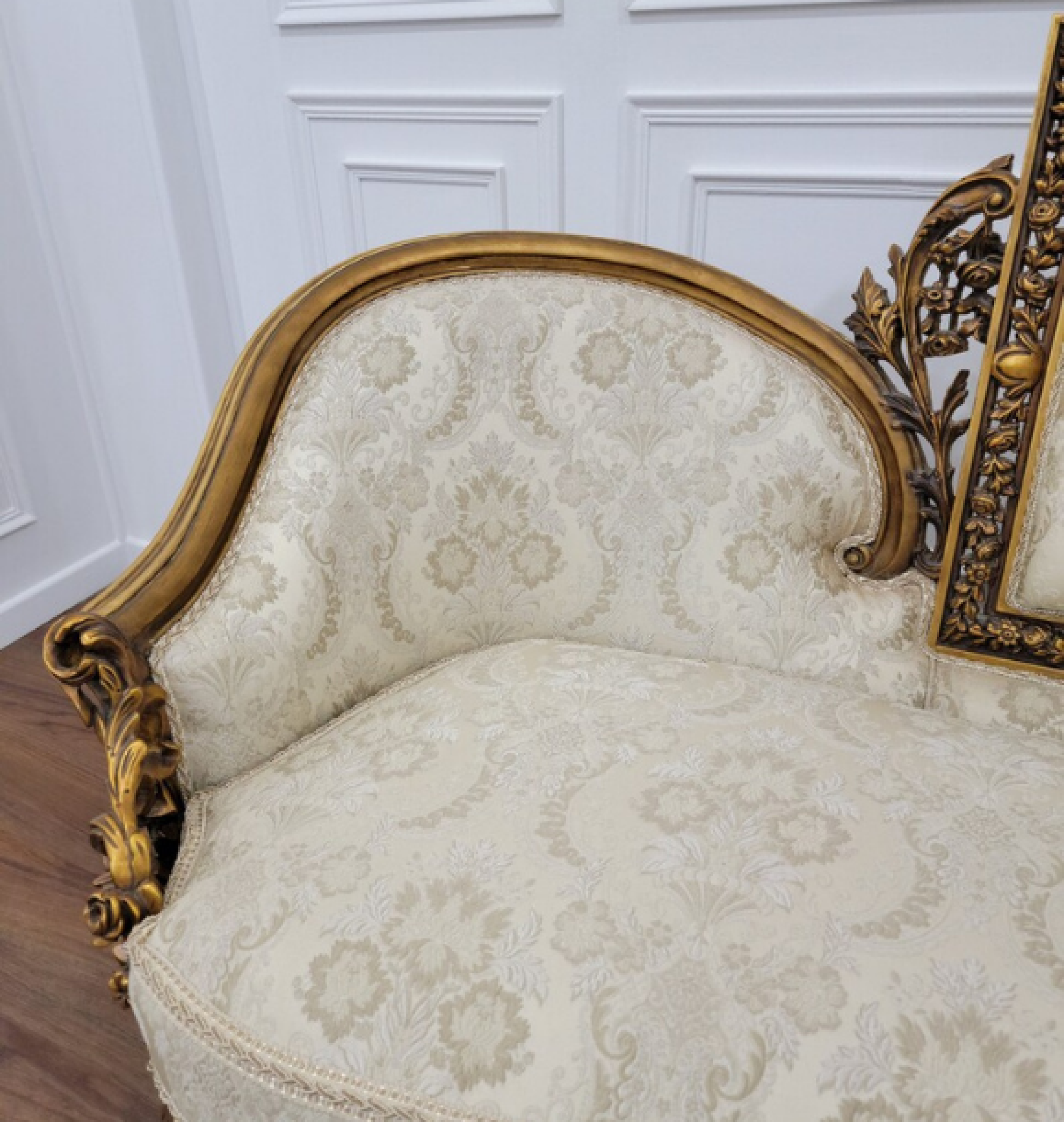 cream sofa