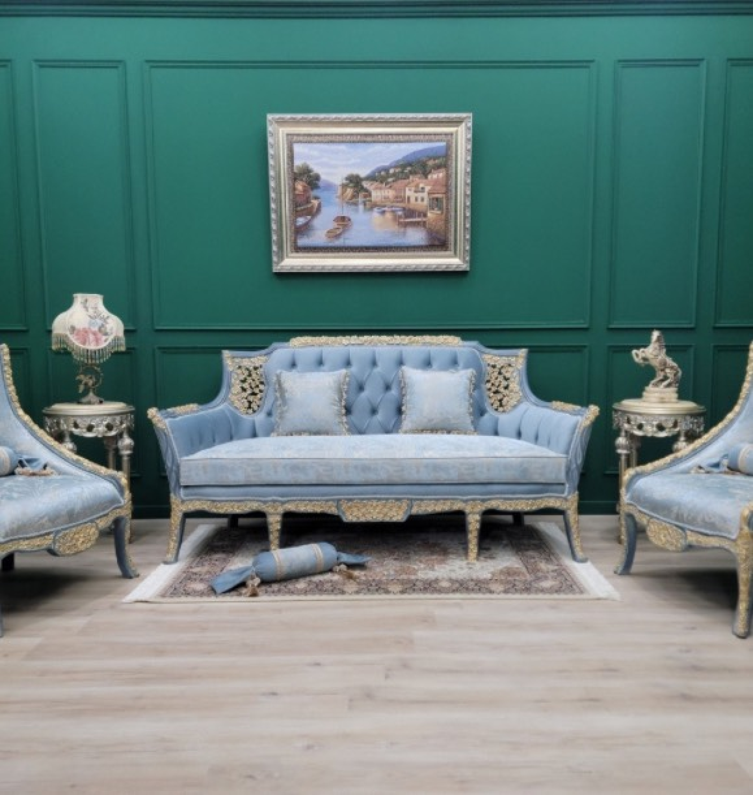 powder sofa