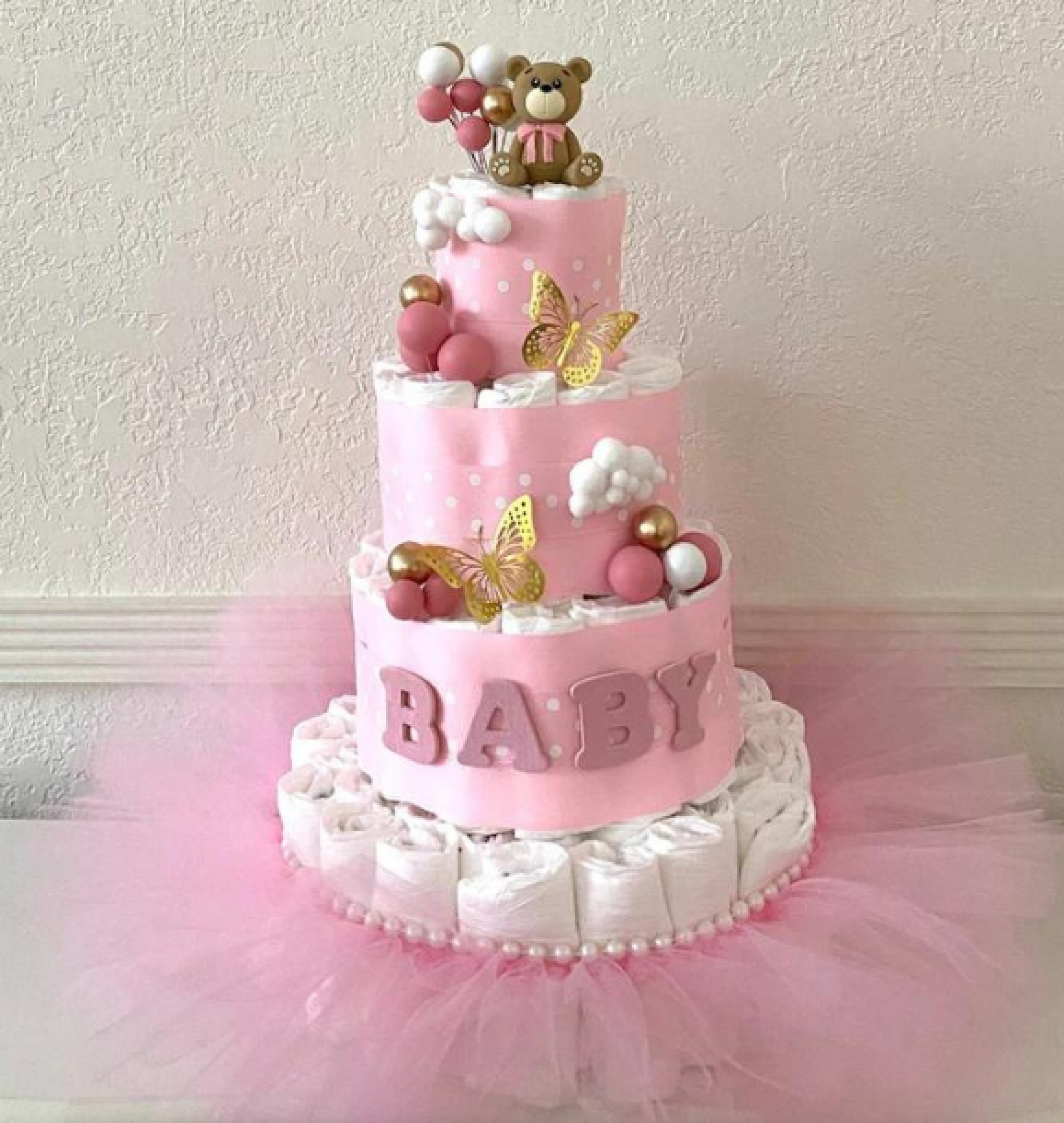 ballerina diaper cake