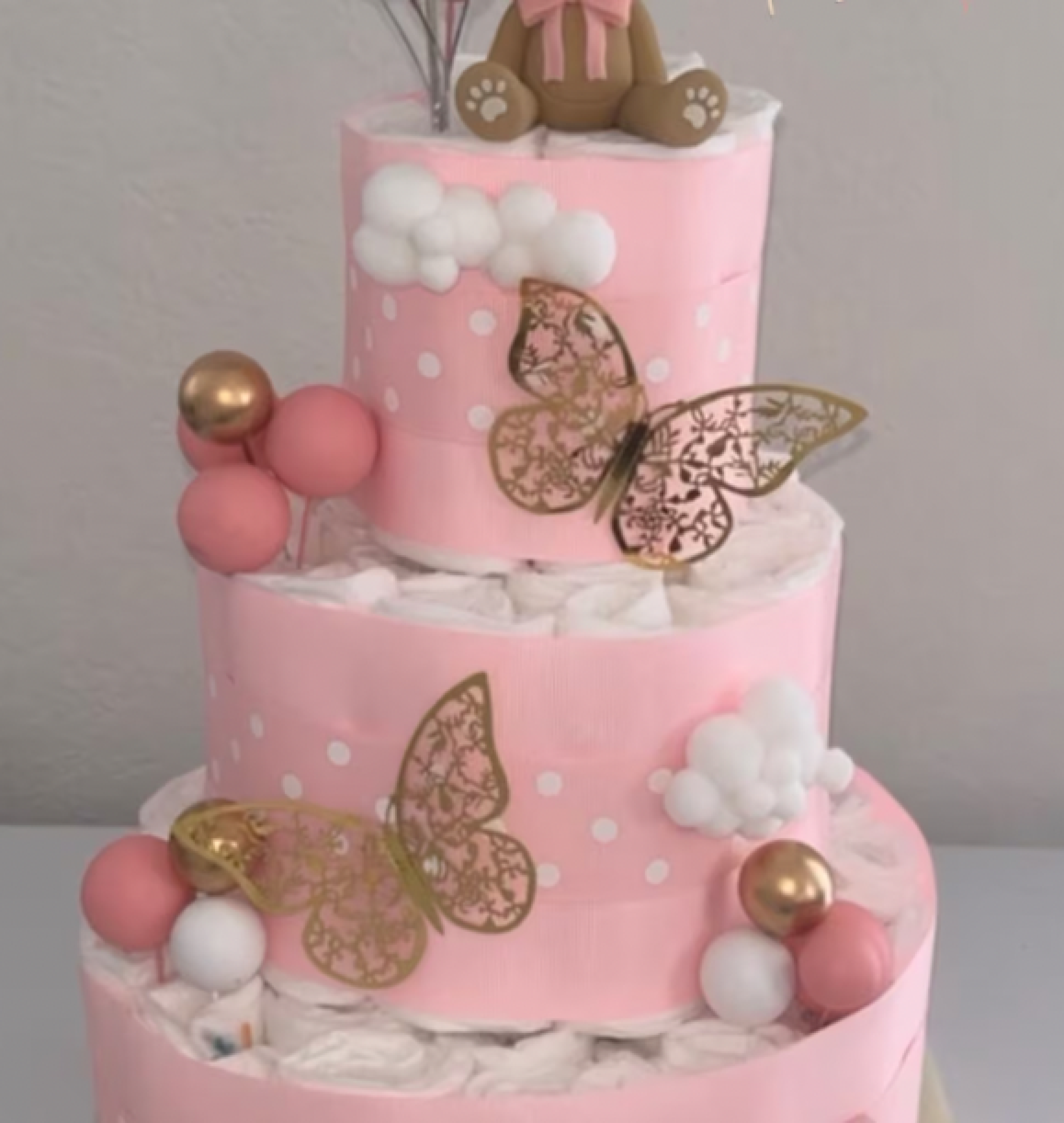 ballerina diaper cake