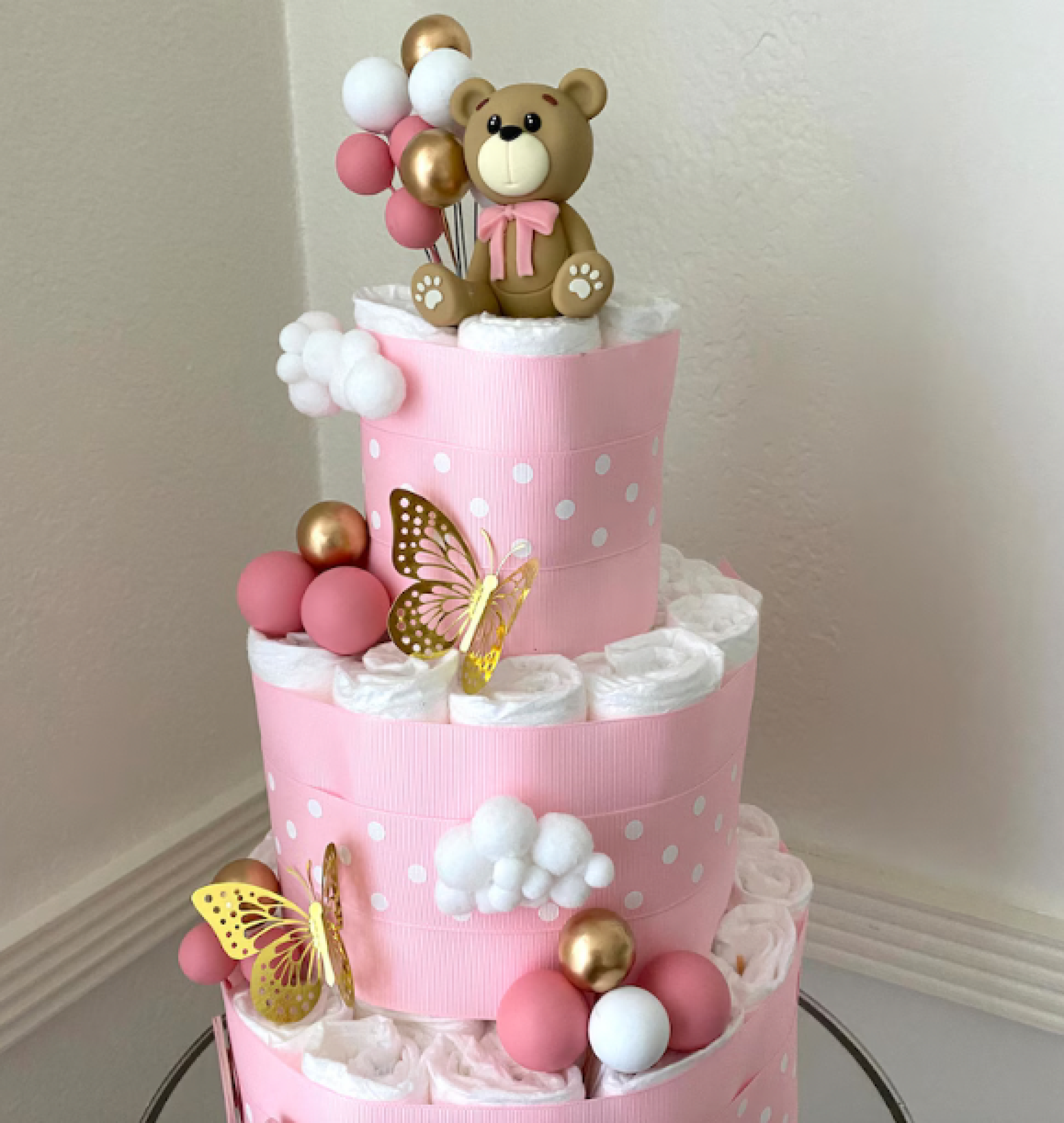 ballerina diaper cake