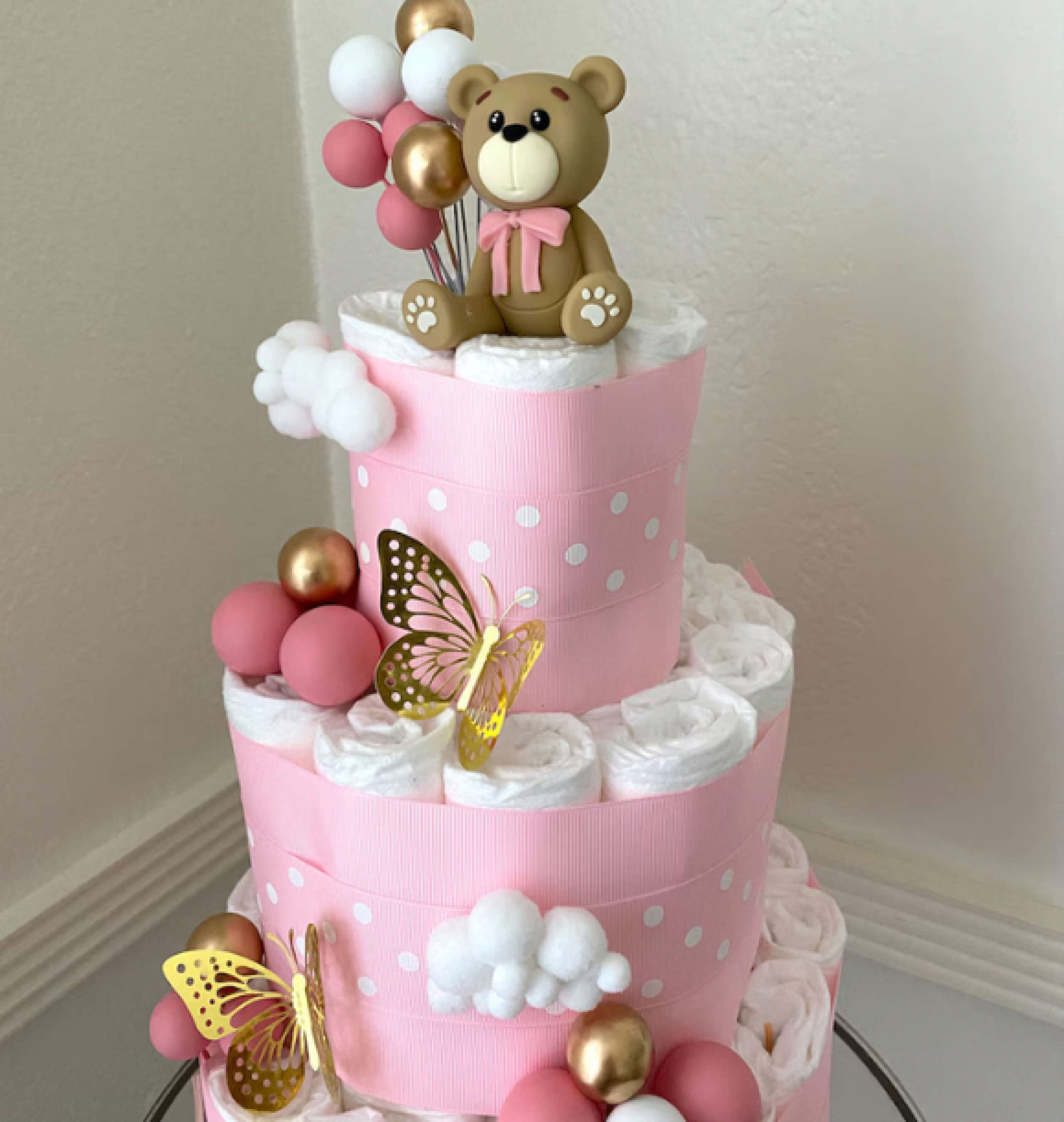 ballerina diaper cake