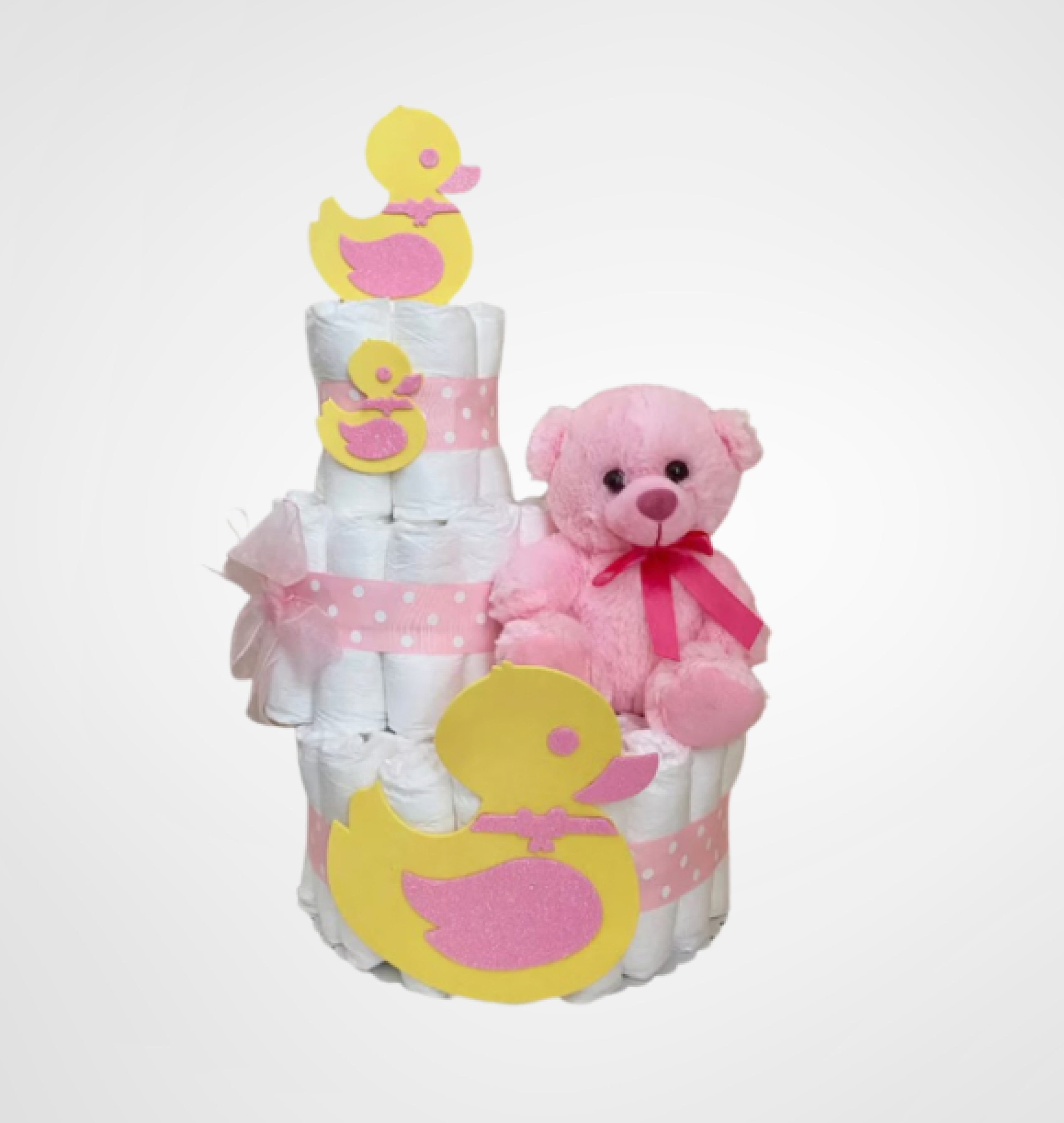 ducky diaper cake
