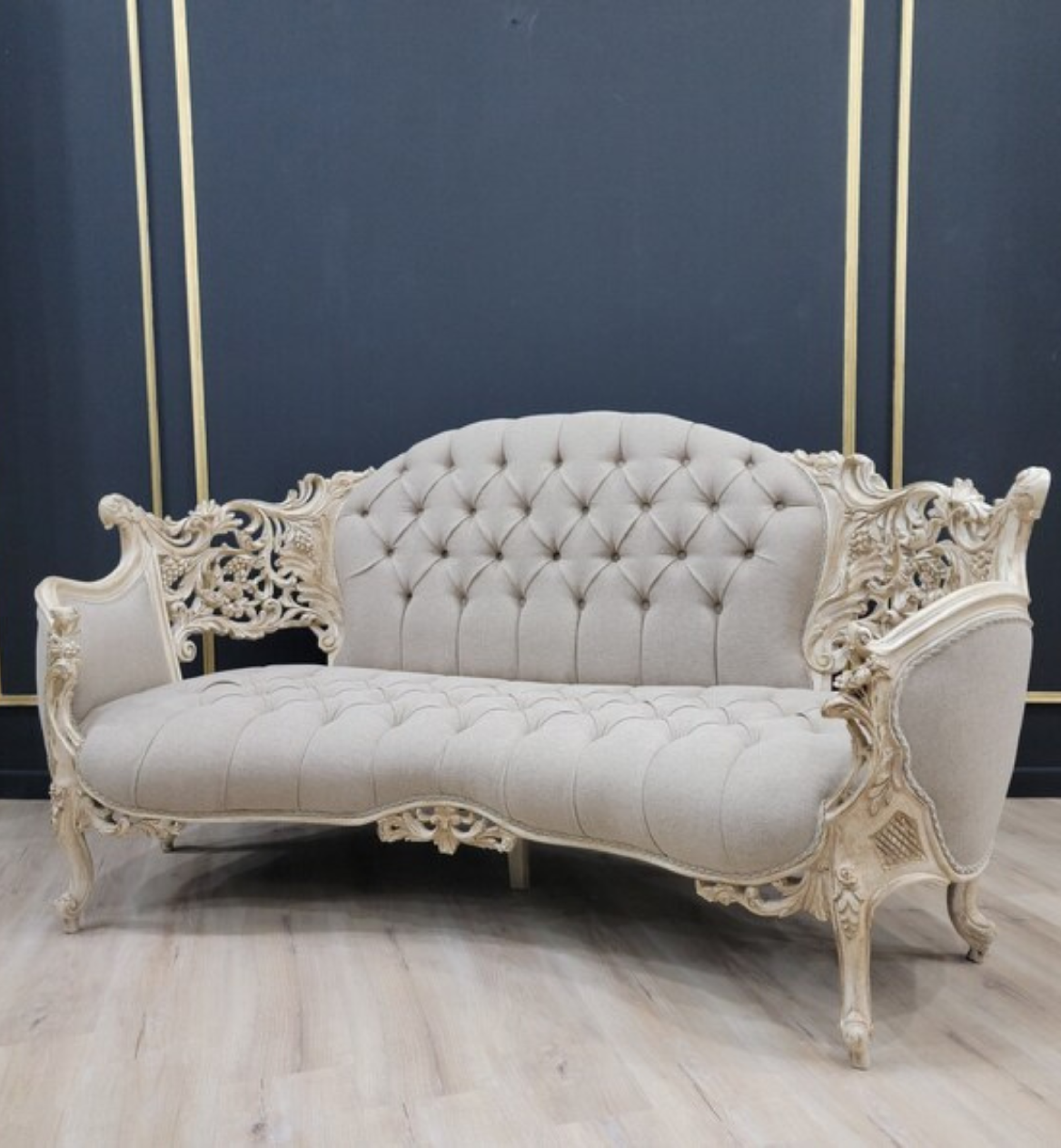 beige sofa