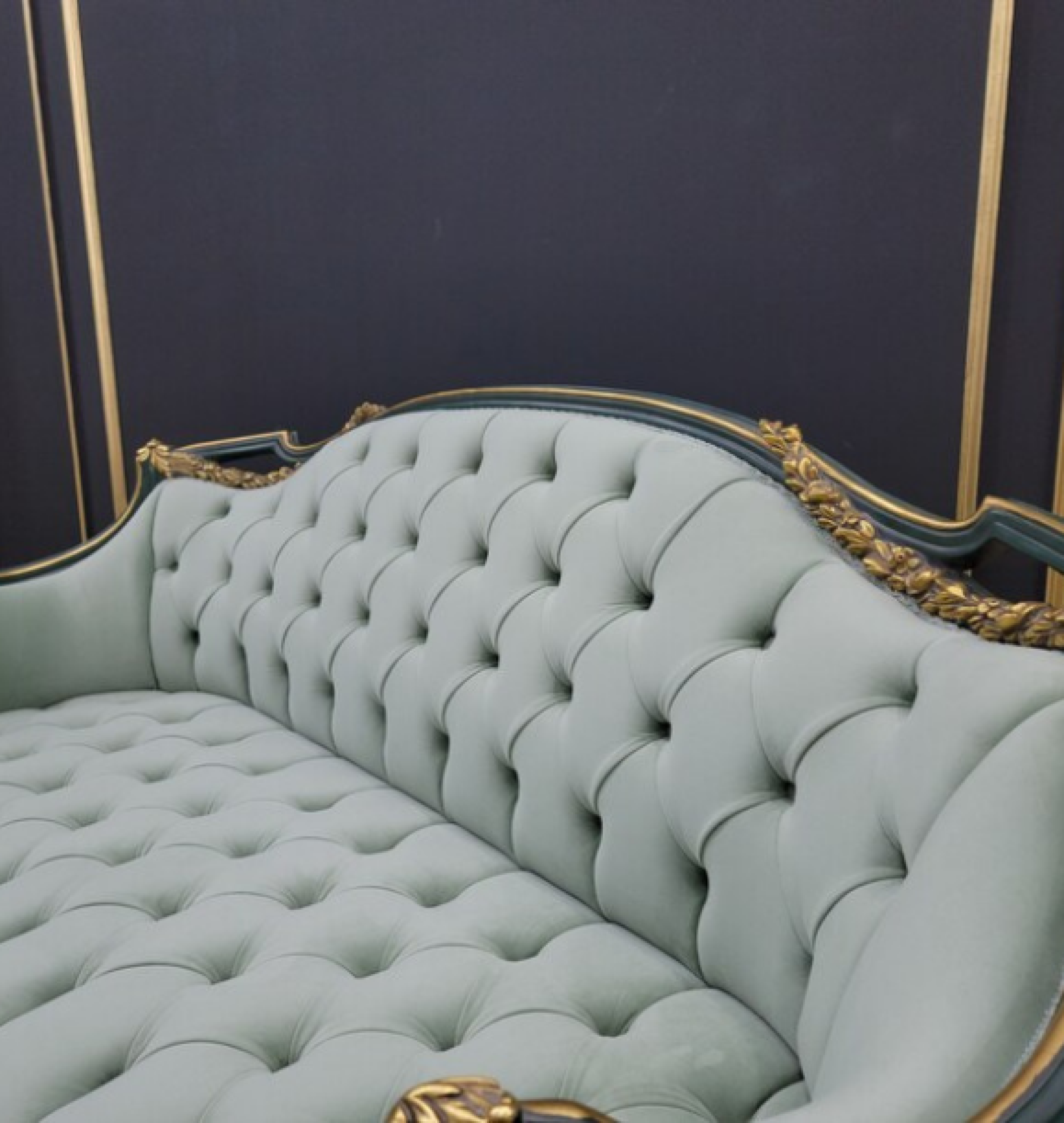 aqua sofa