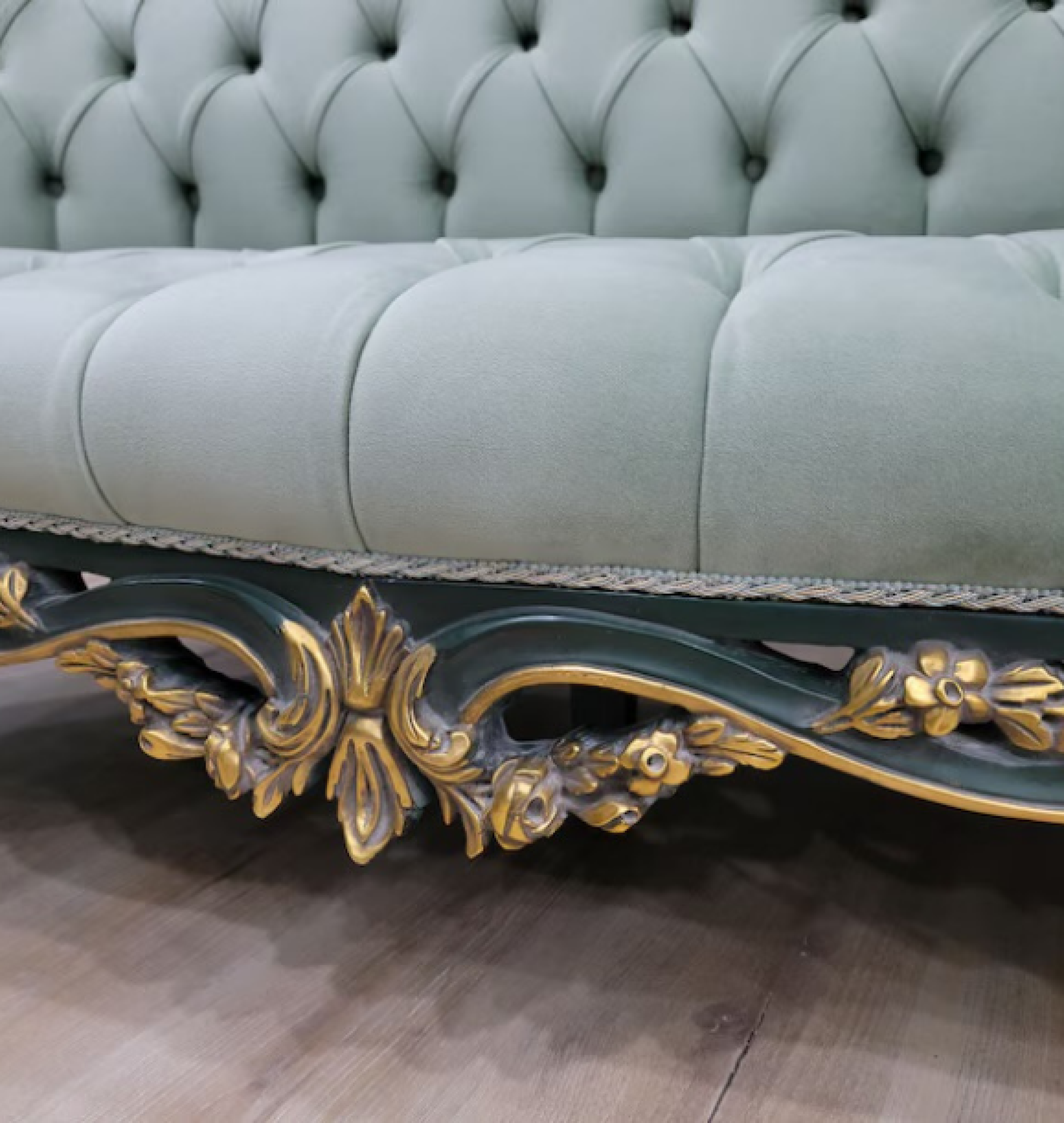 aqua sofa