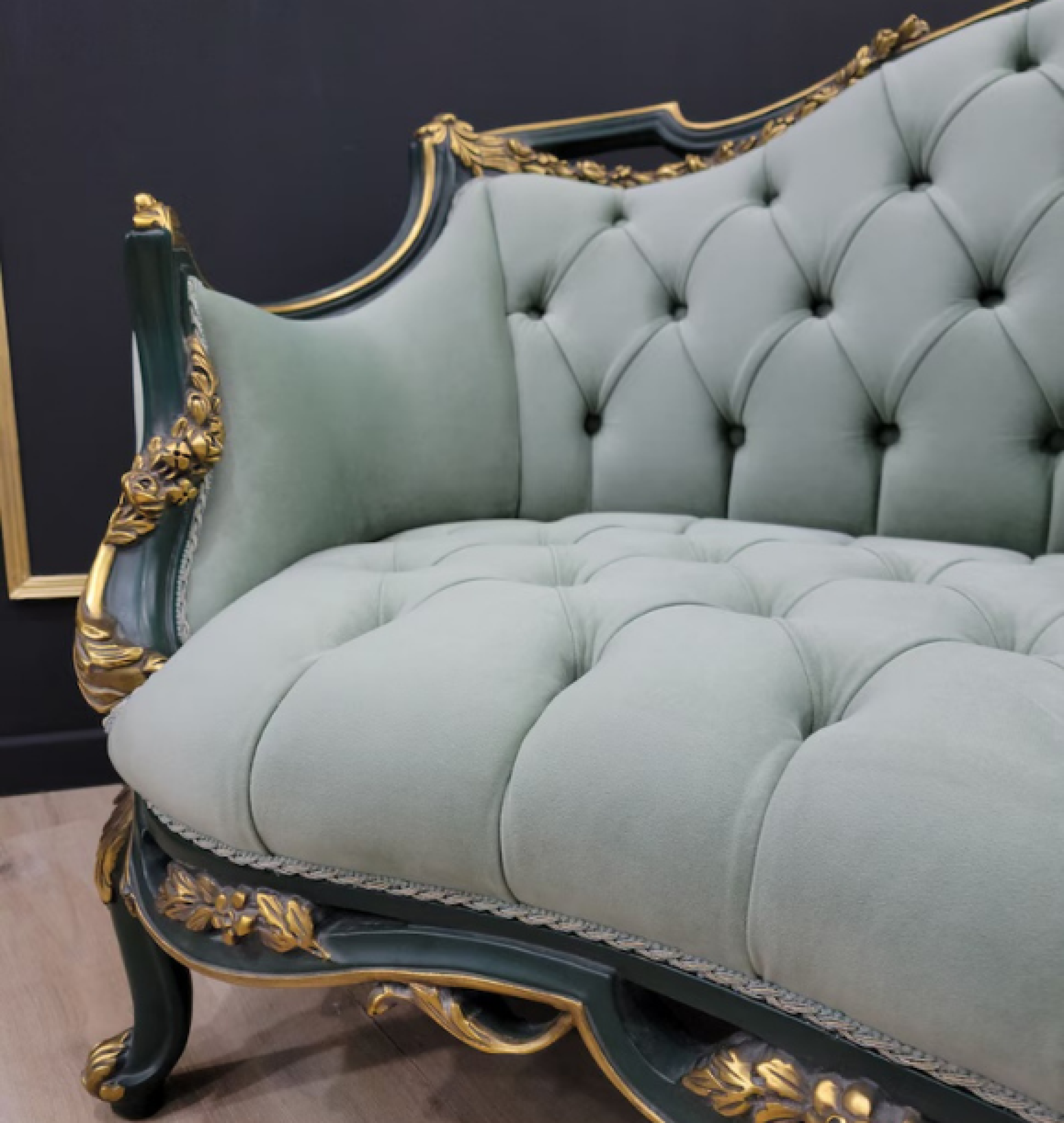 aqua sofa