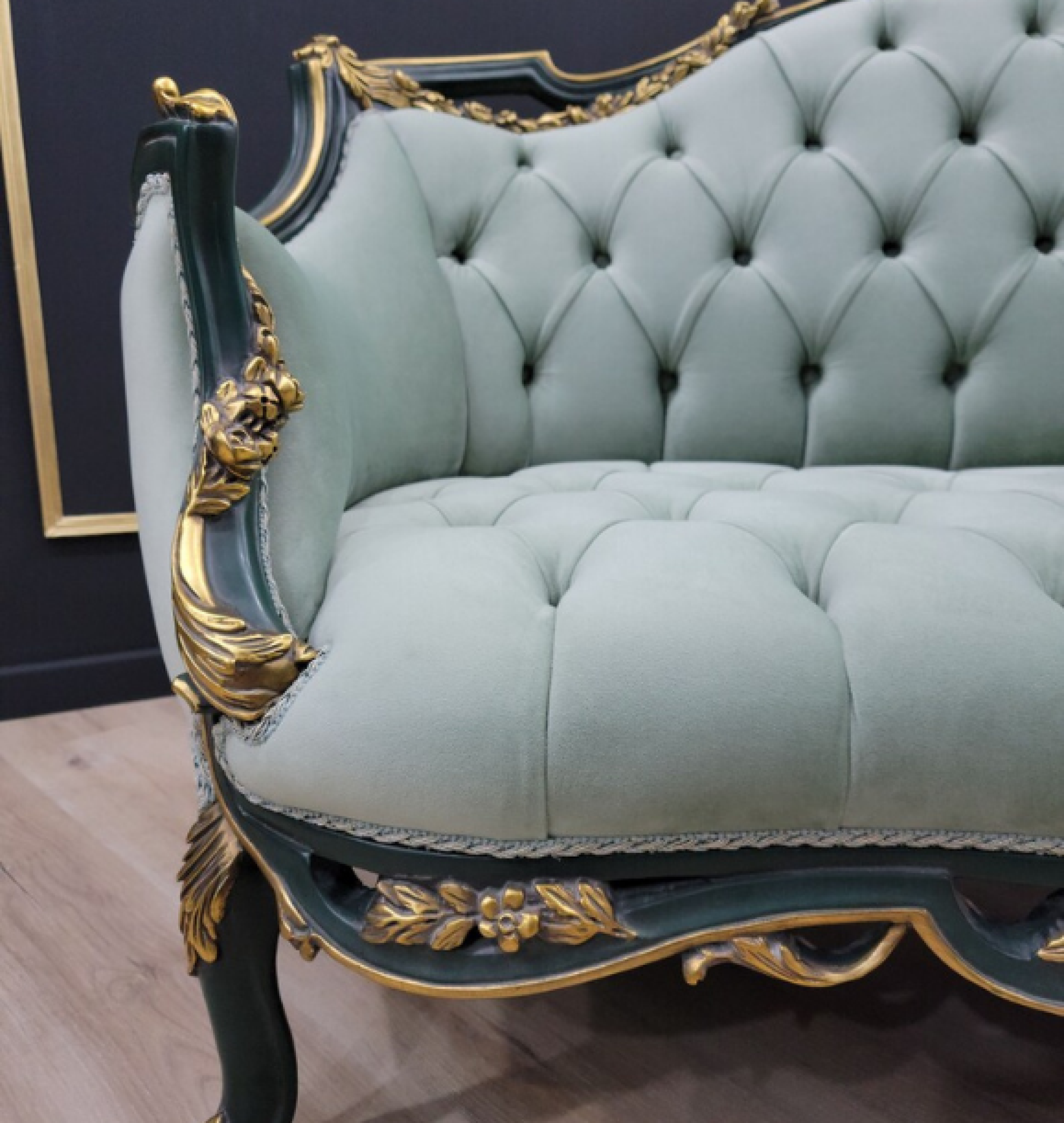 aqua sofa