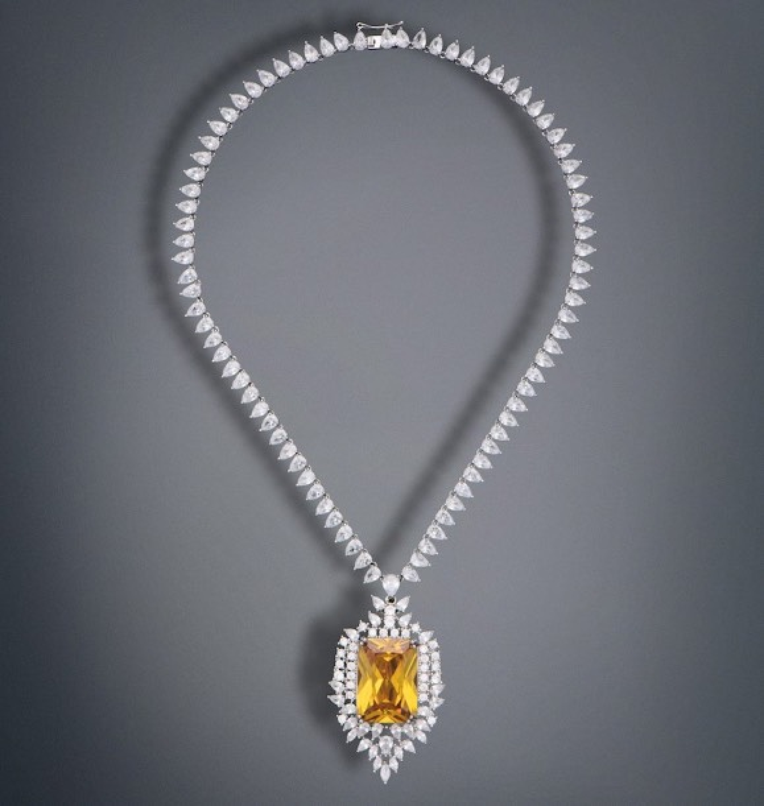 citrine necklace