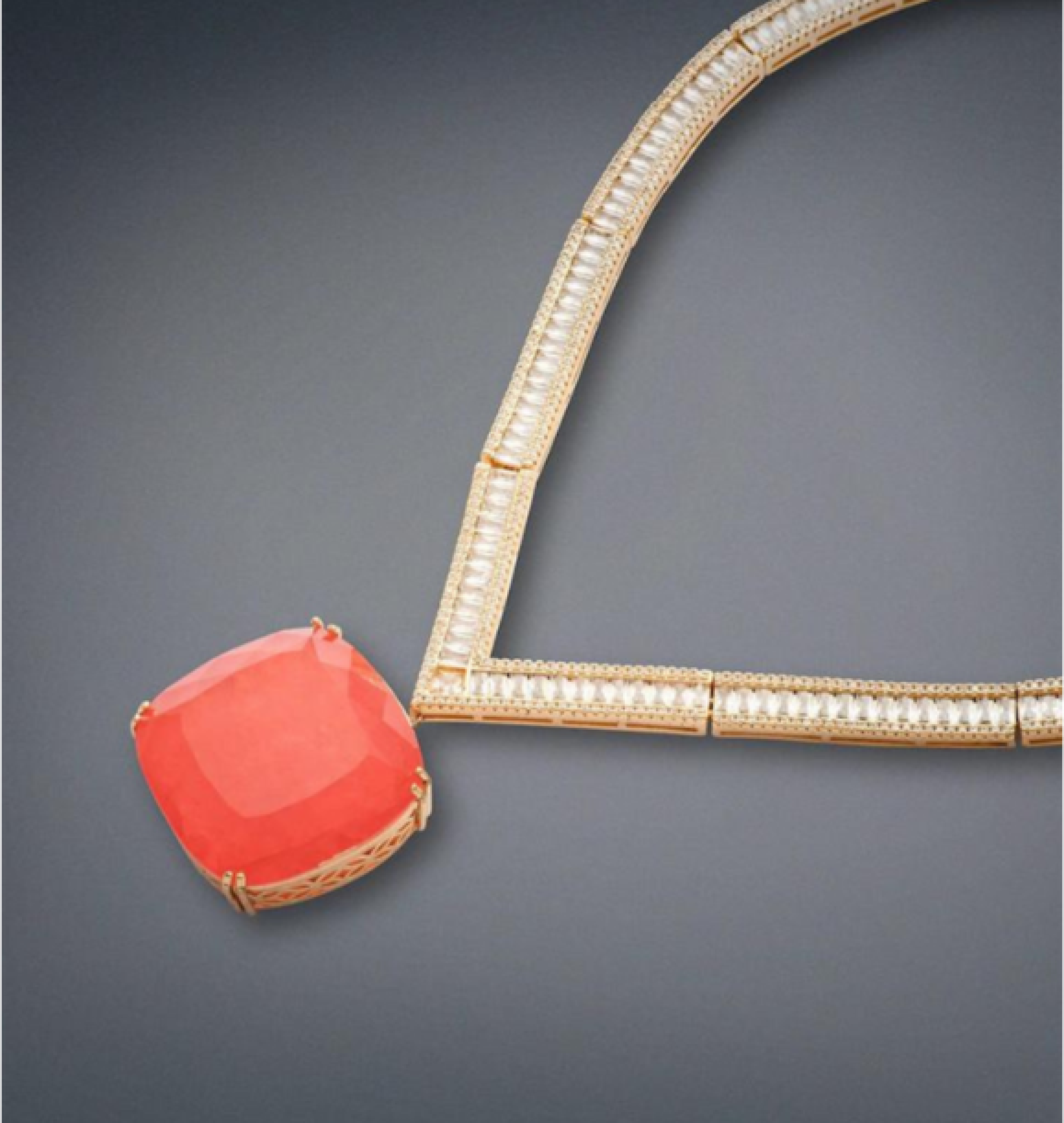 garnet choker
