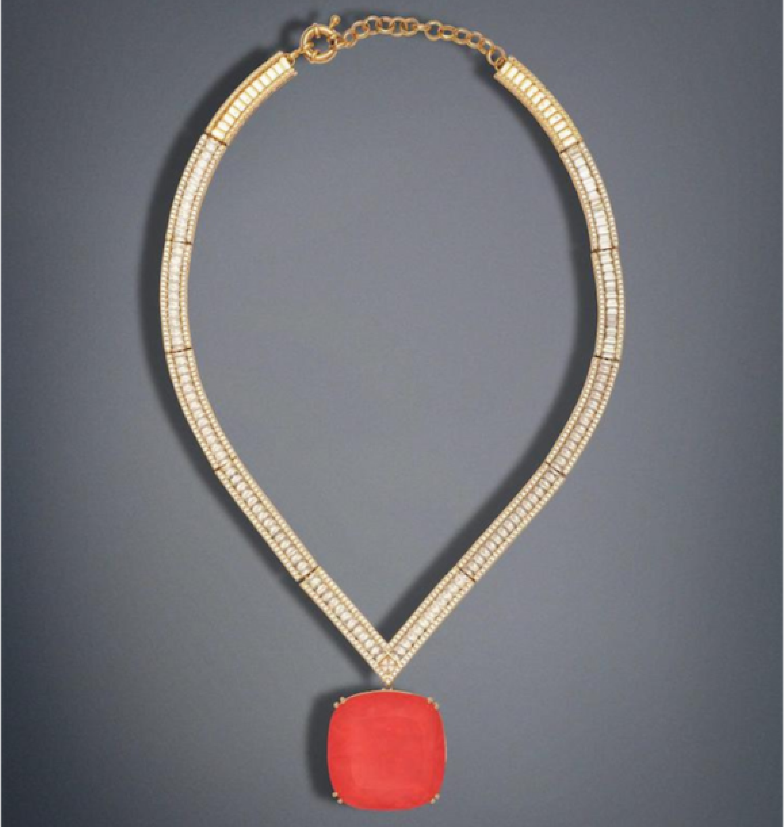 garnet choker