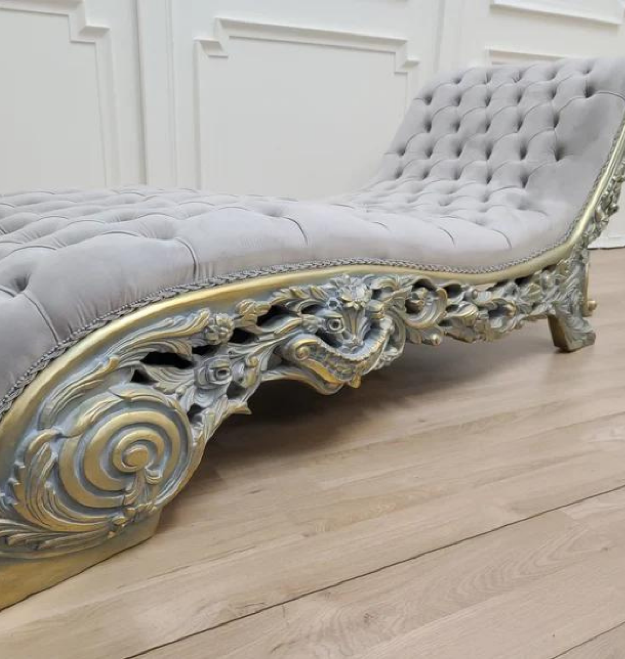 grey chaise