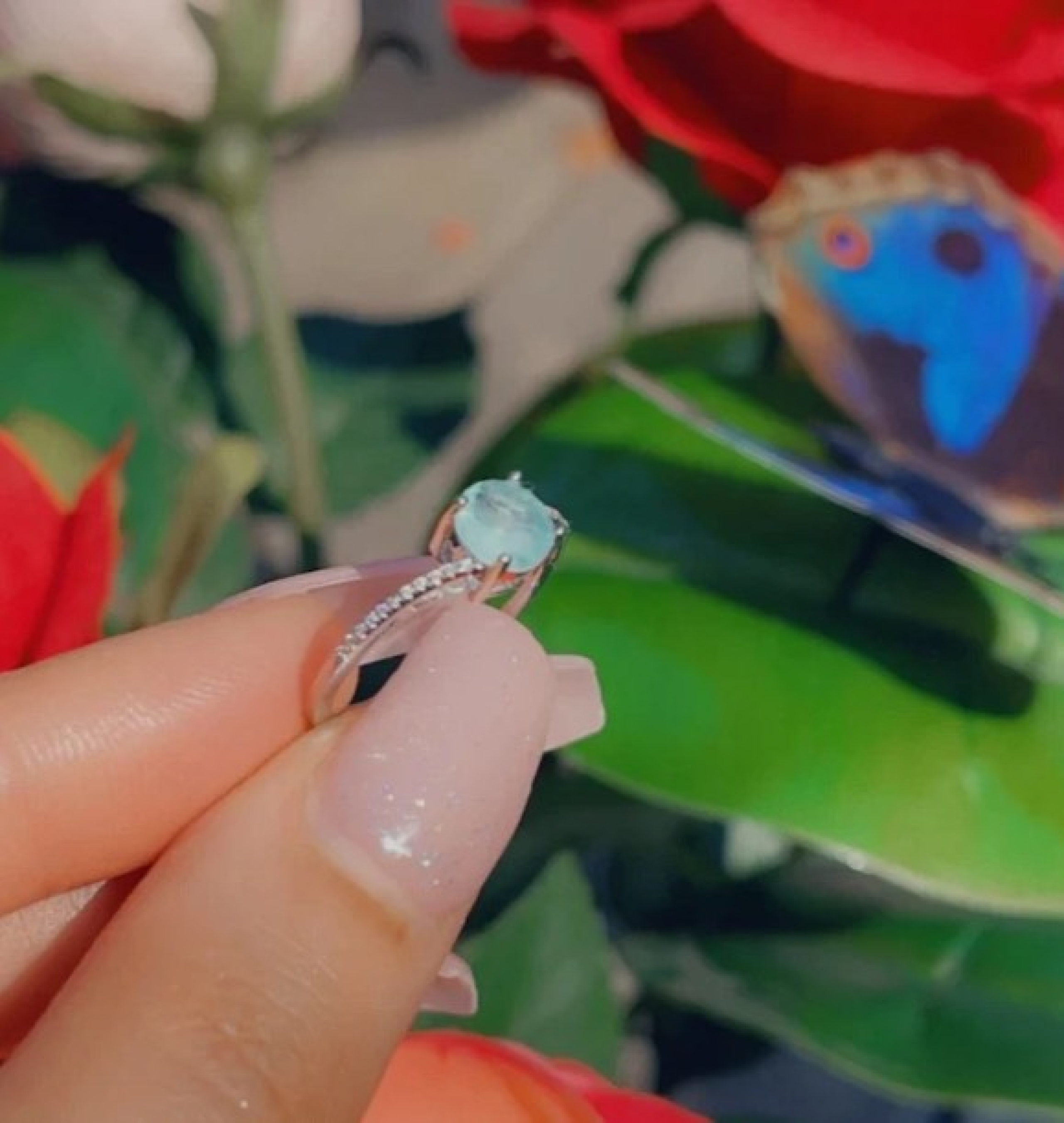 aquamarine ring