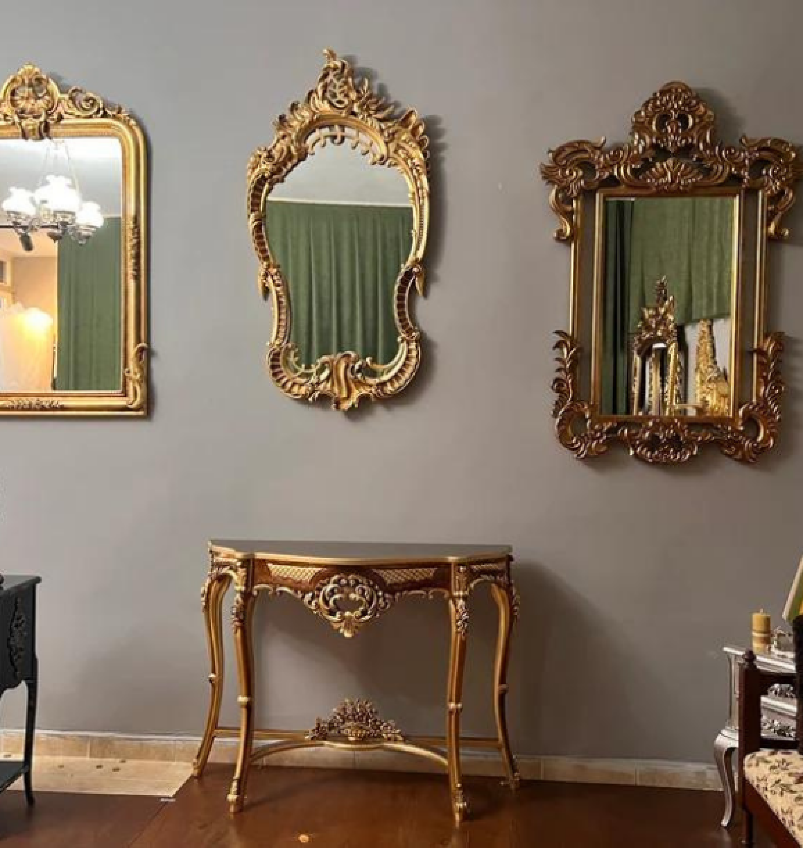 gold mirror