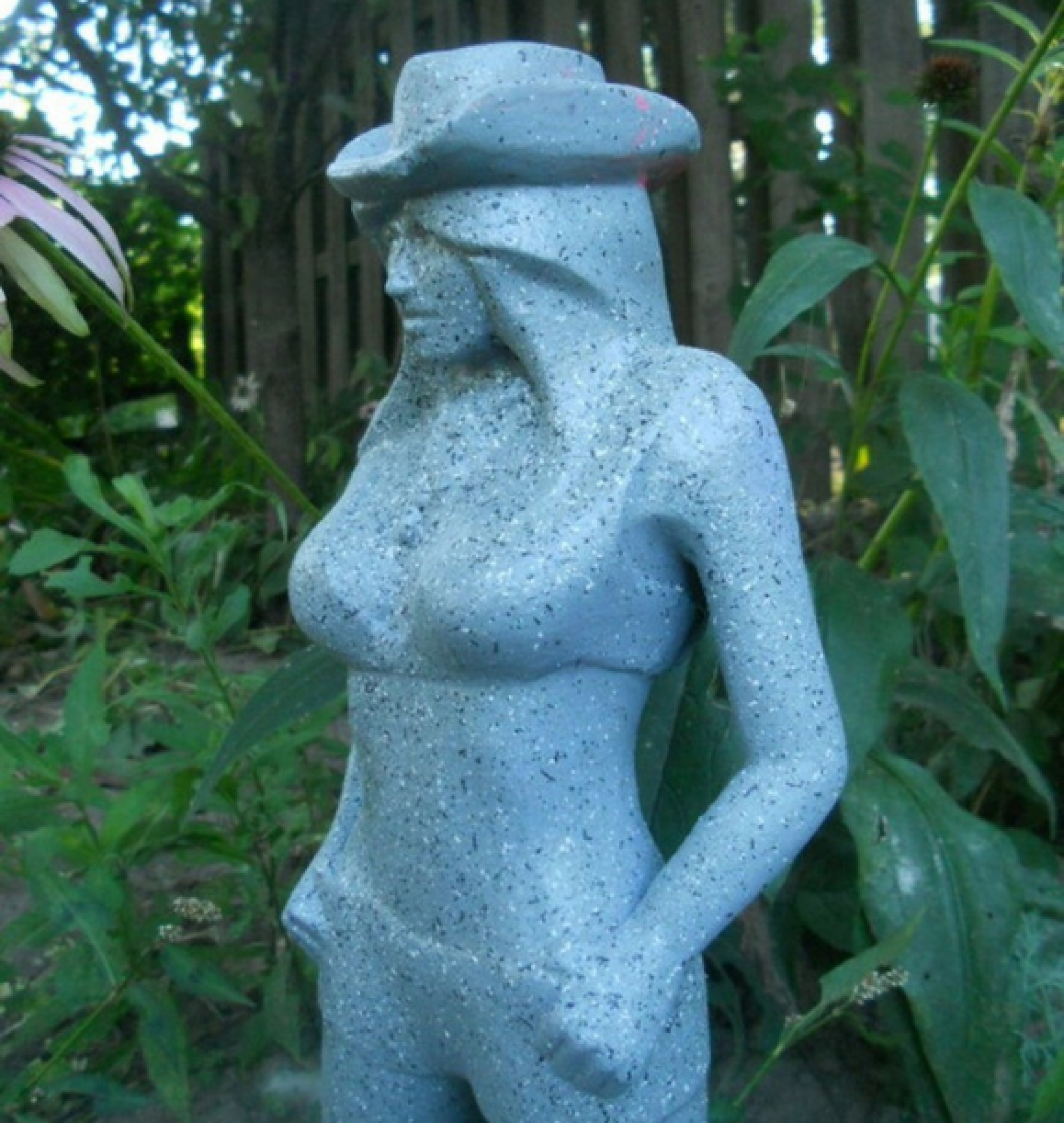 cowgirl sculpture