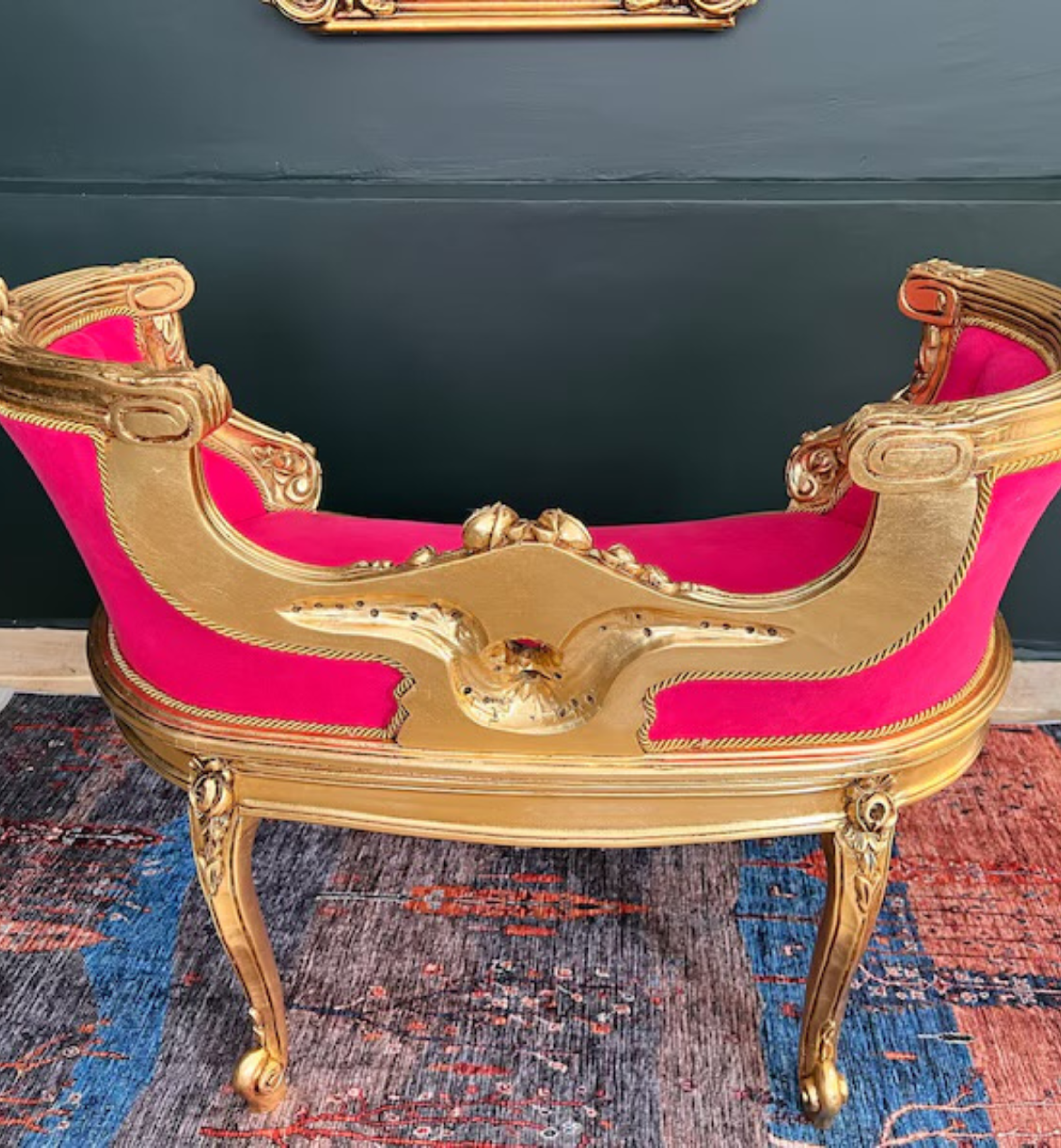 magenta bench