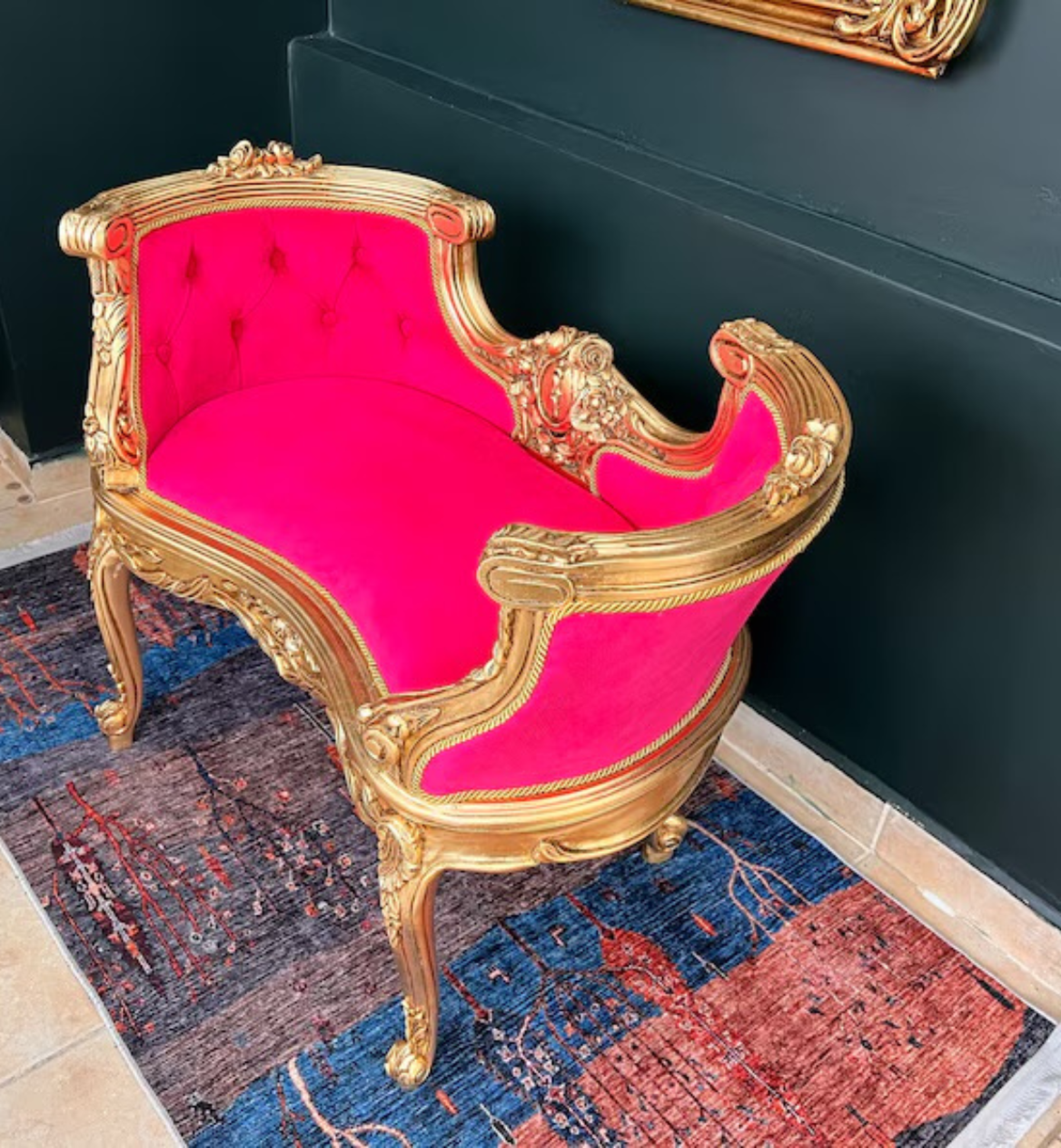 magenta bench