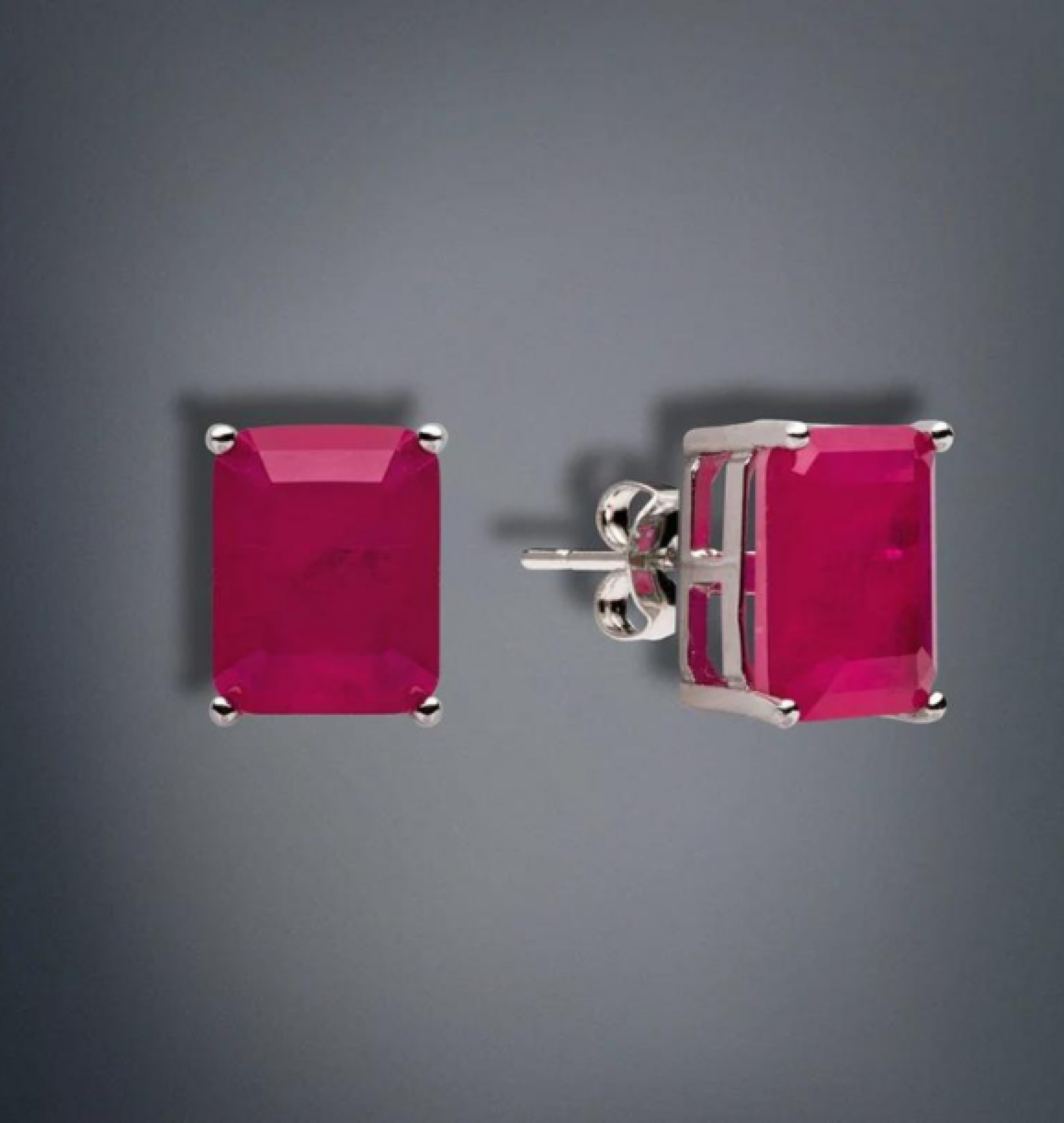 ruby earrings