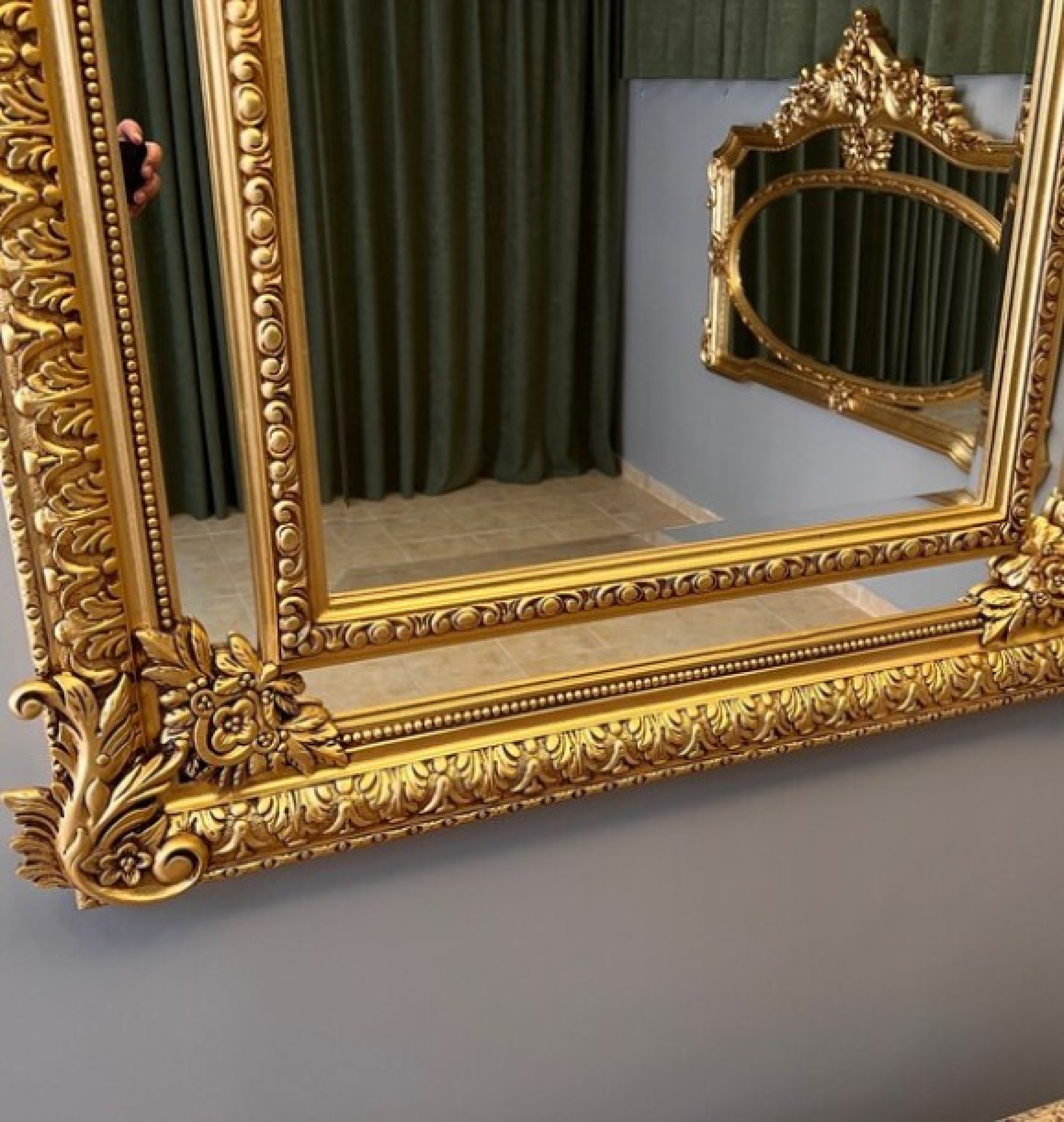 gold mirror