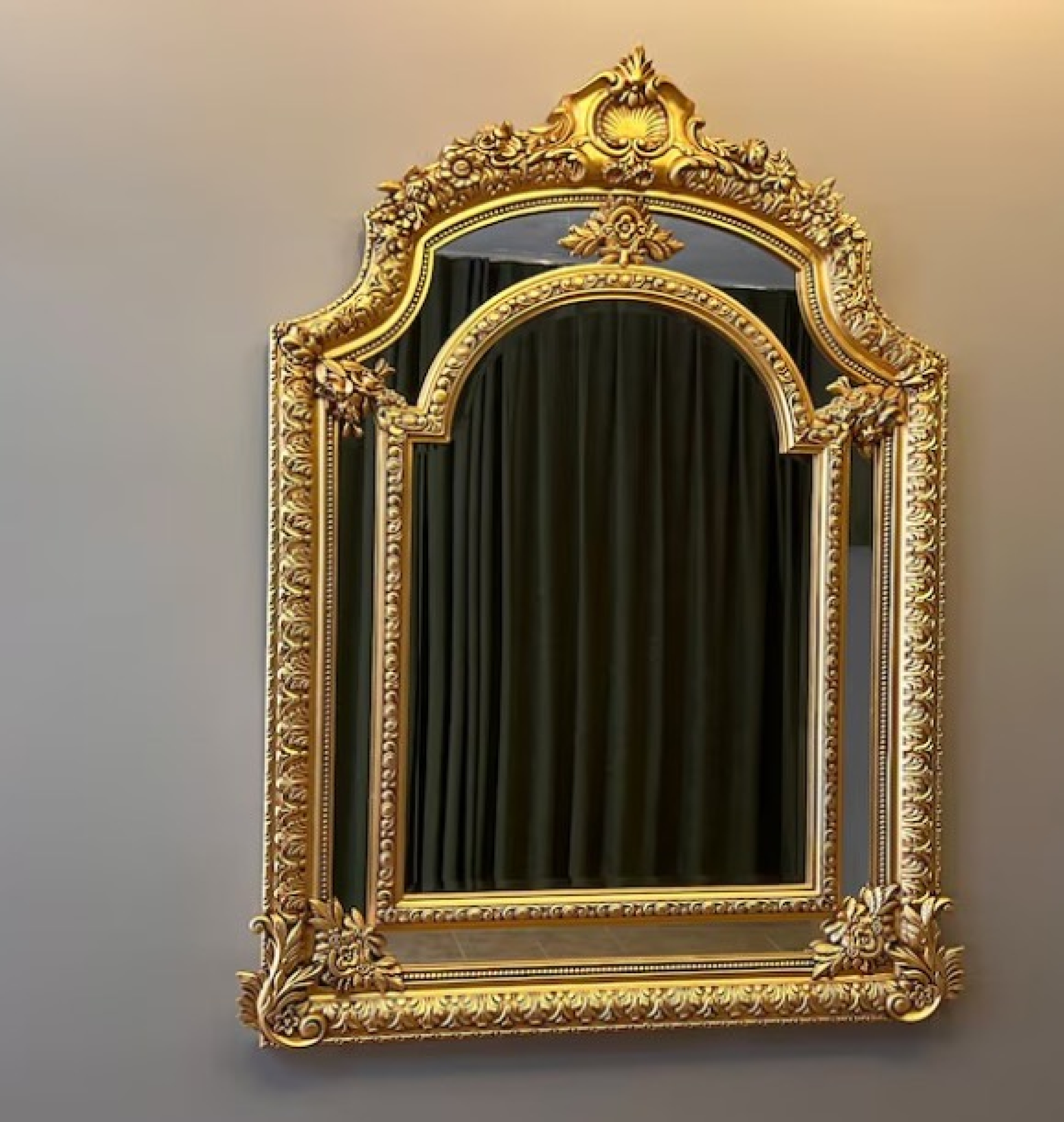 gold mirror