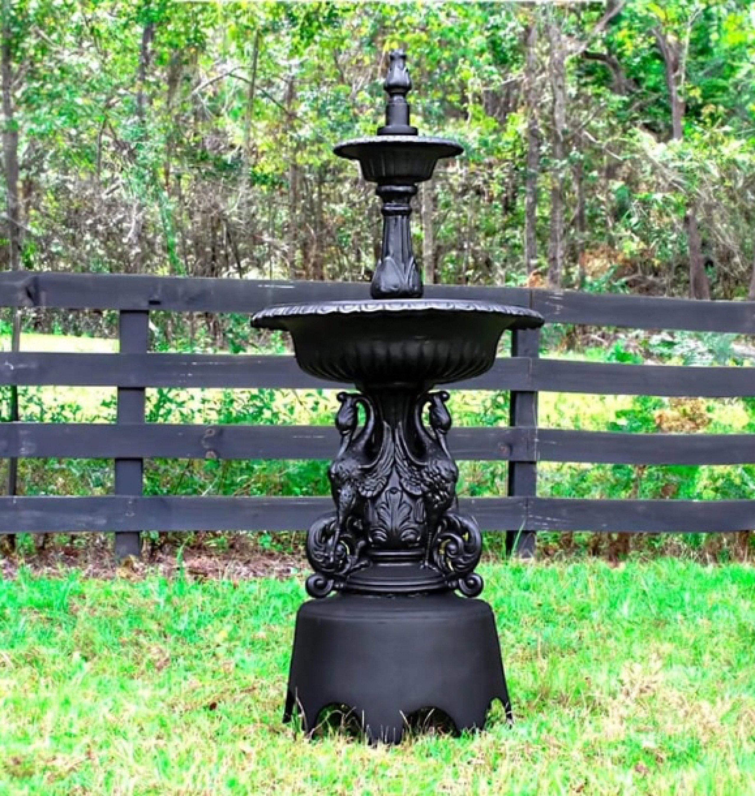 garden fountain