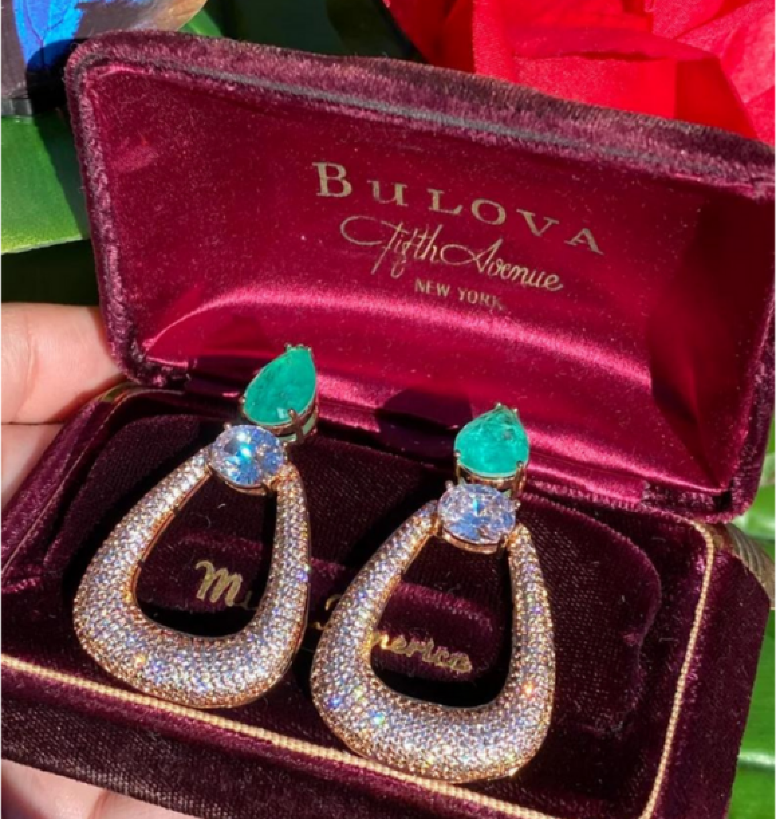 hoop earrings