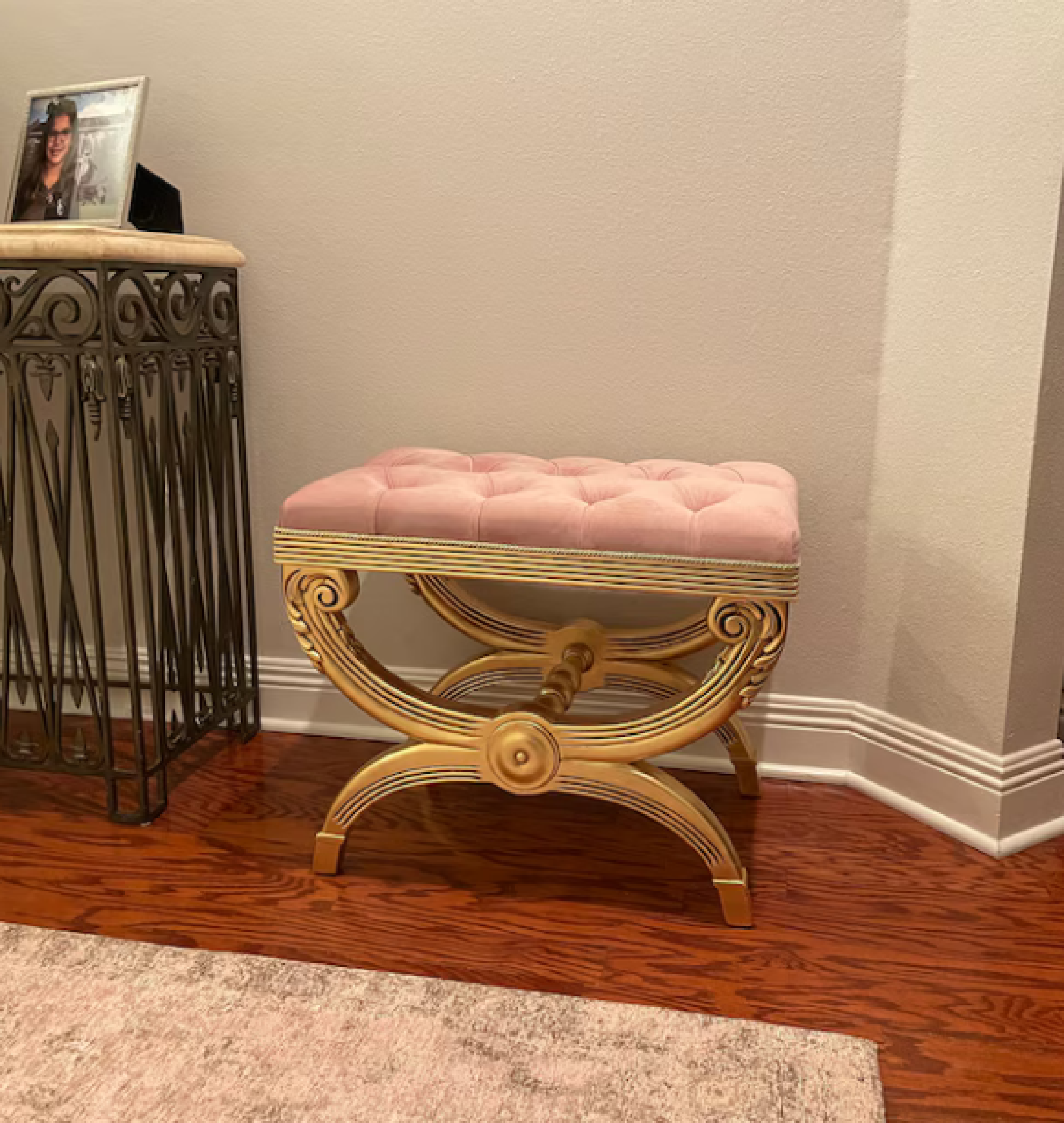 rose bench