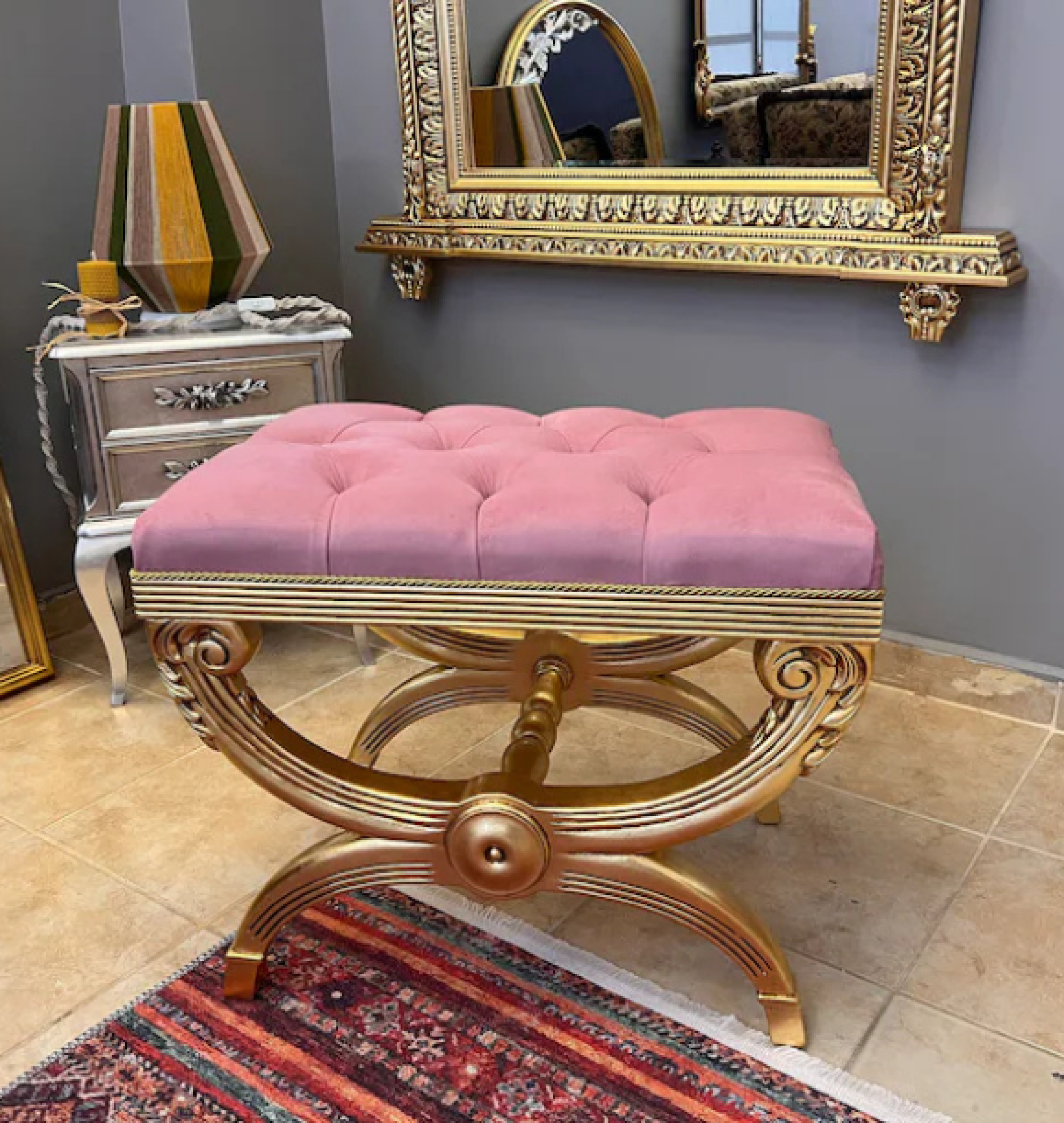 rose bench