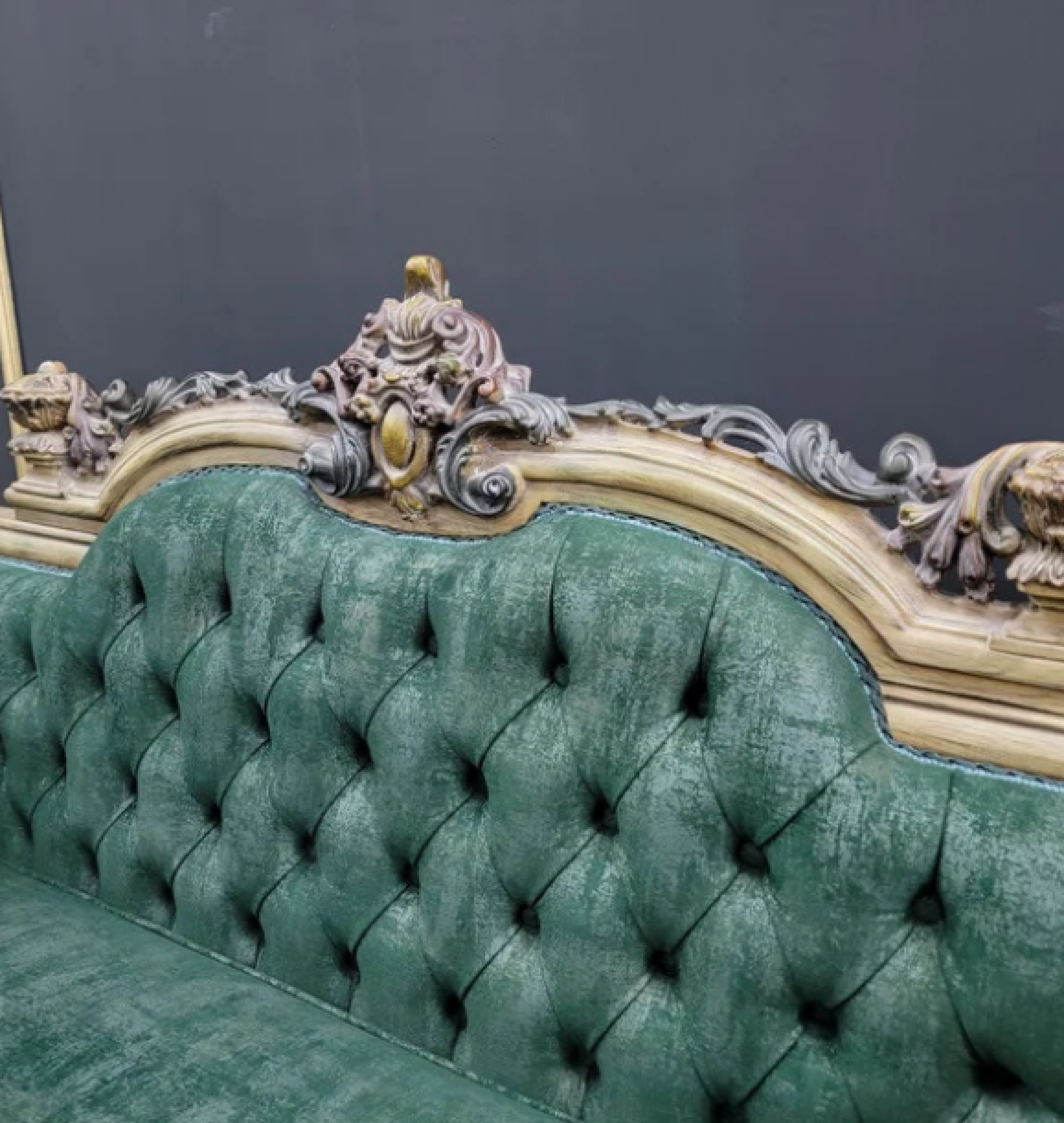 emerald sofa