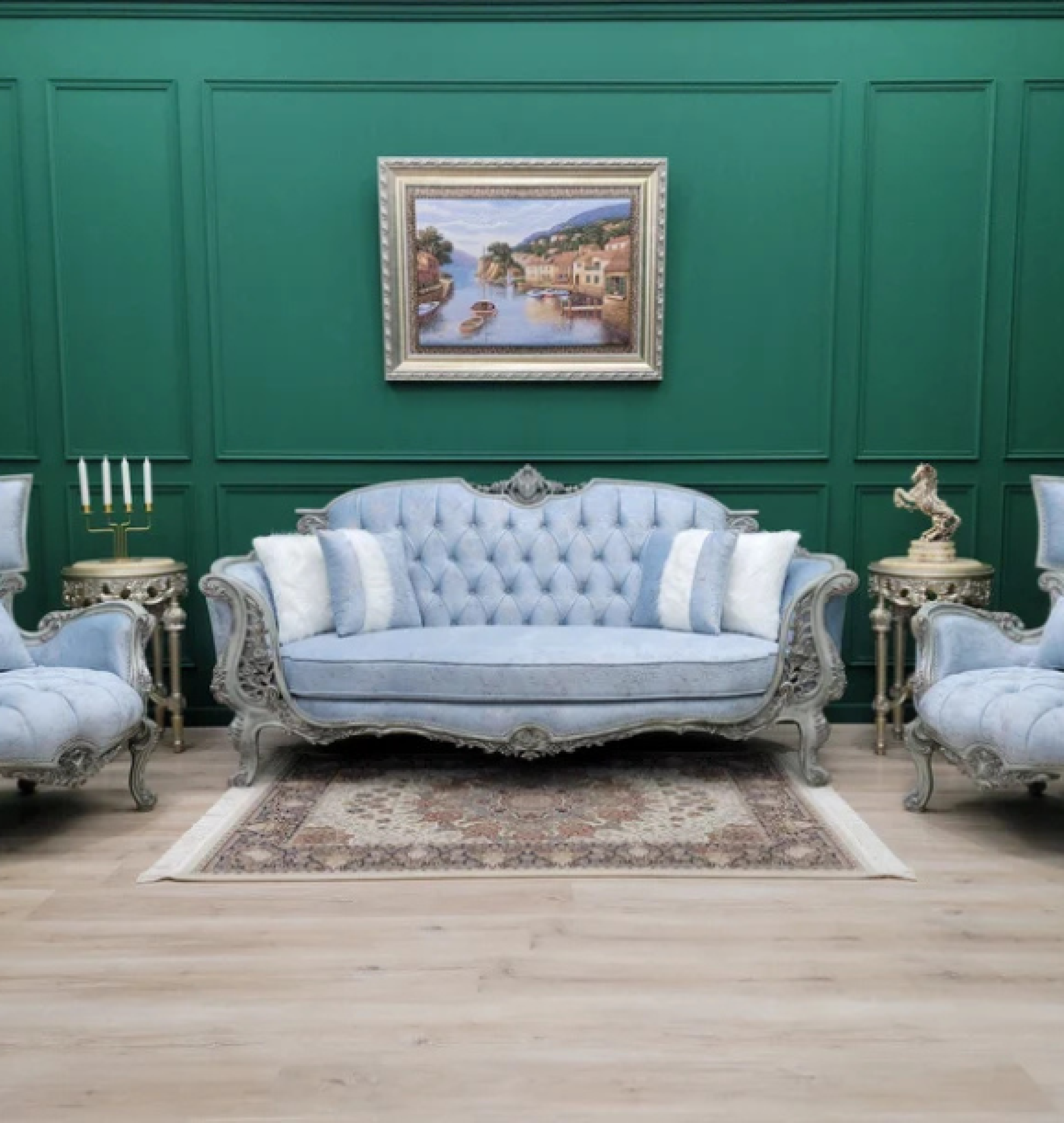 powder sofa
