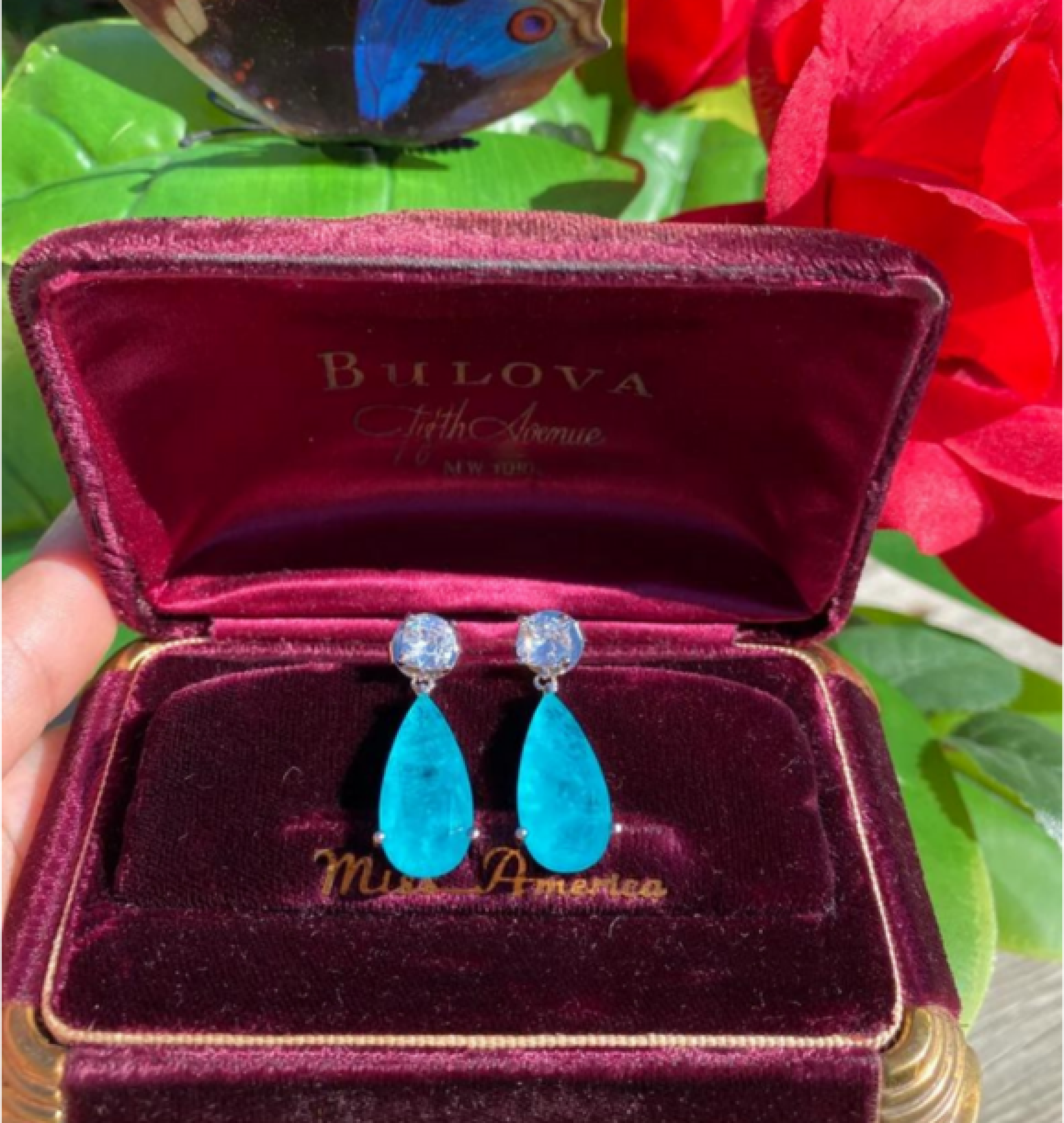 paraiba earrings