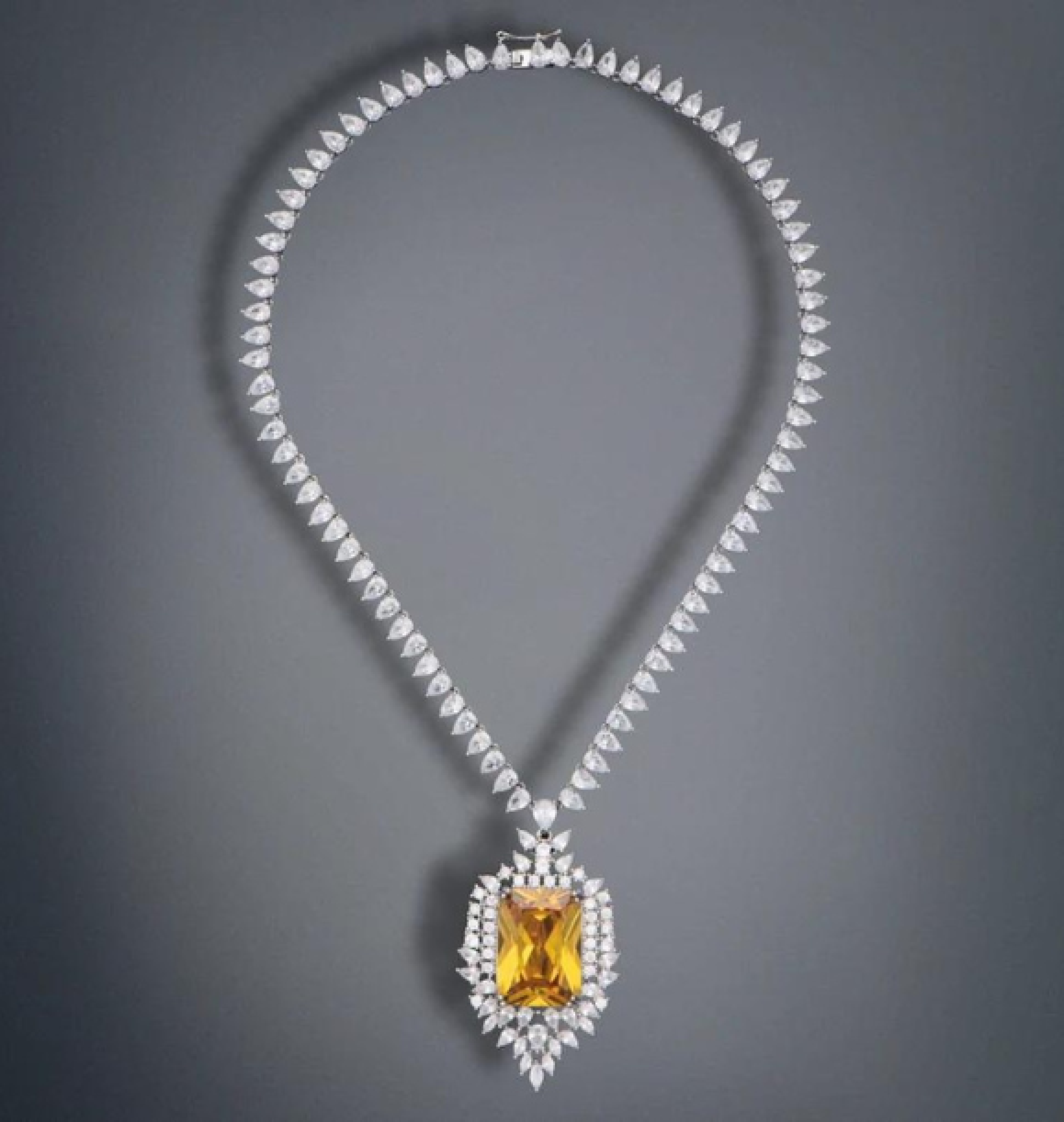 citrine necklace