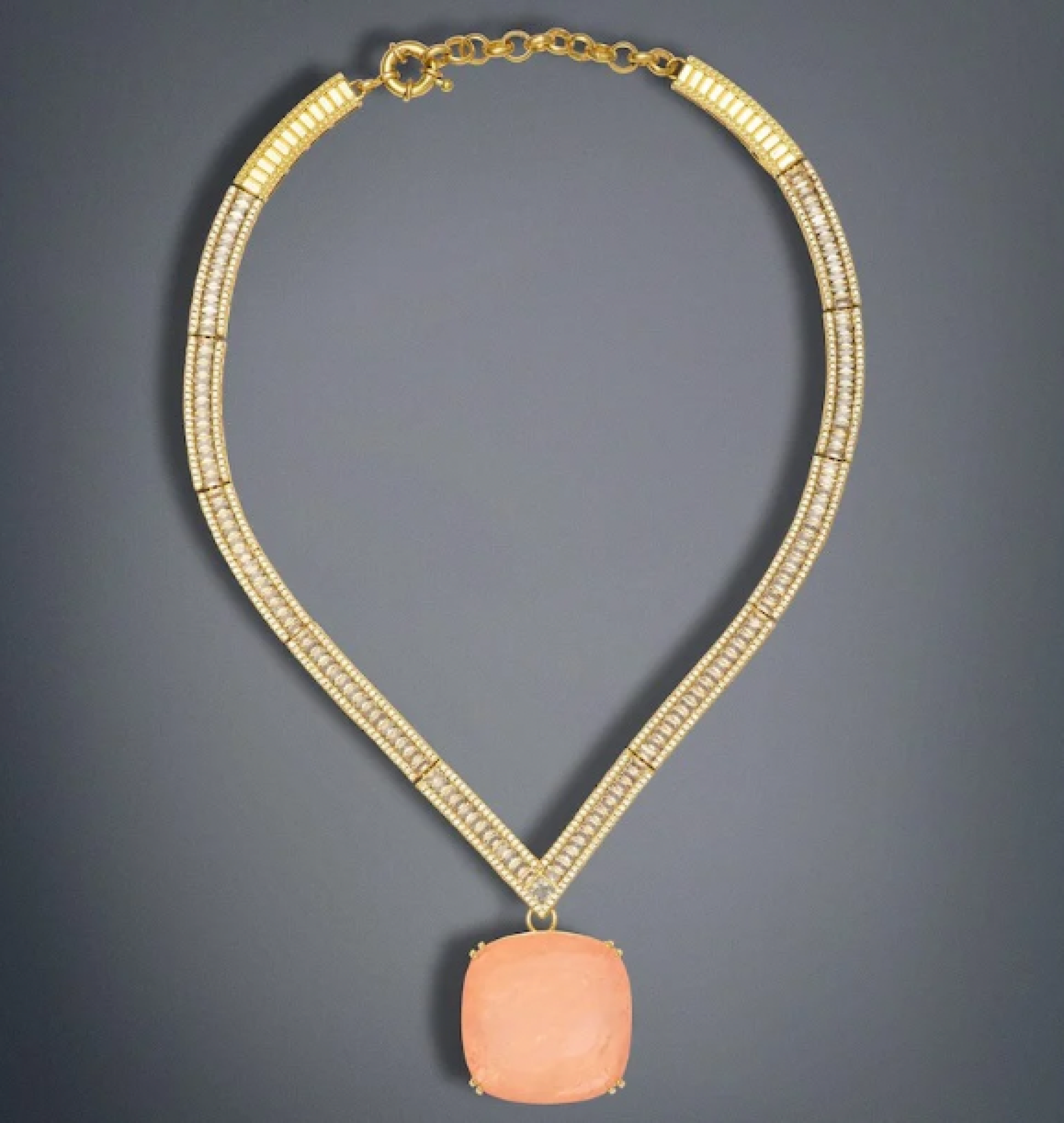 morganite choker