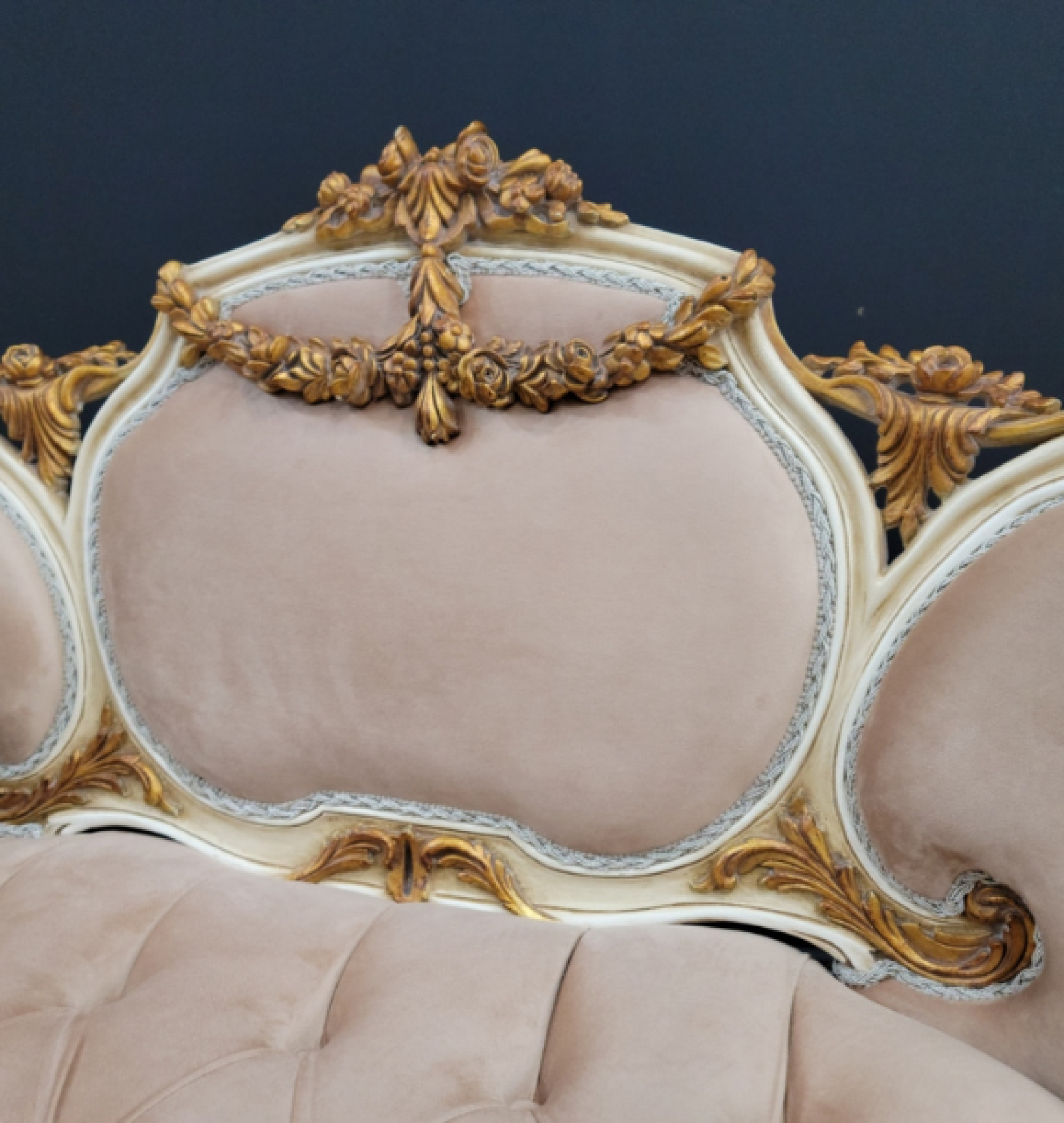 taupe settee