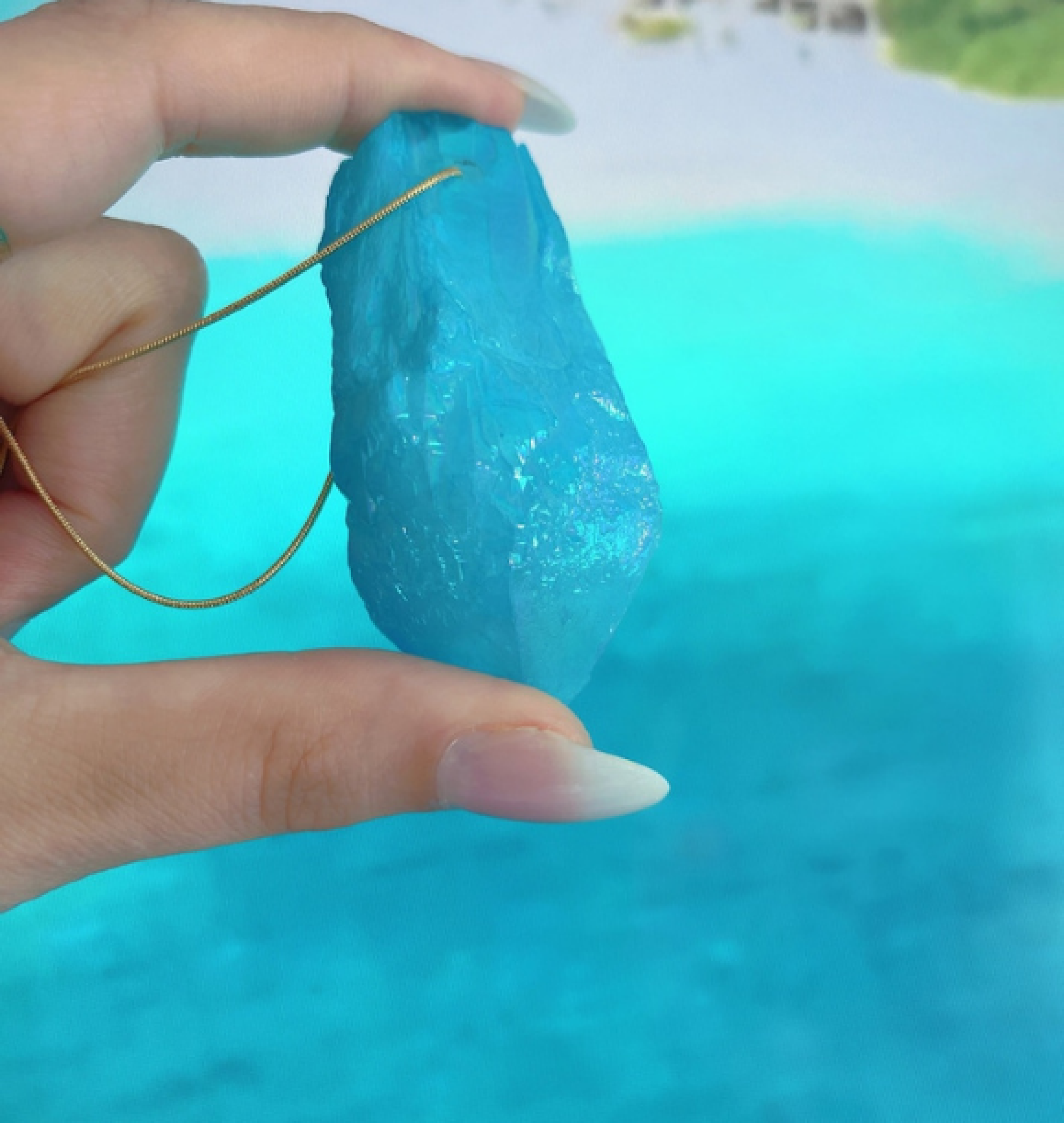 paraiba necklace