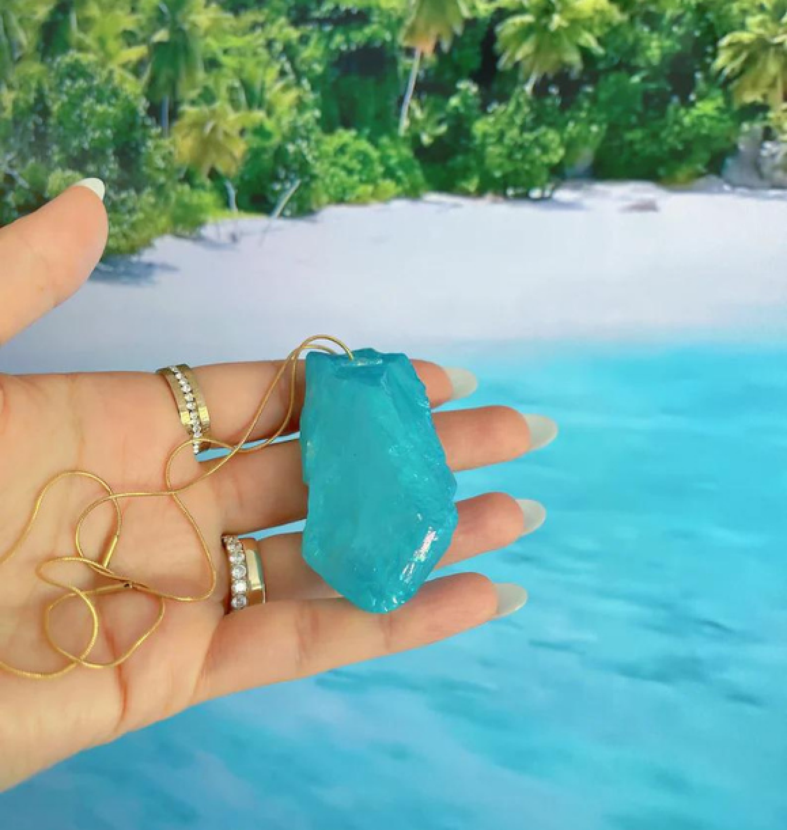 paraiba necklace