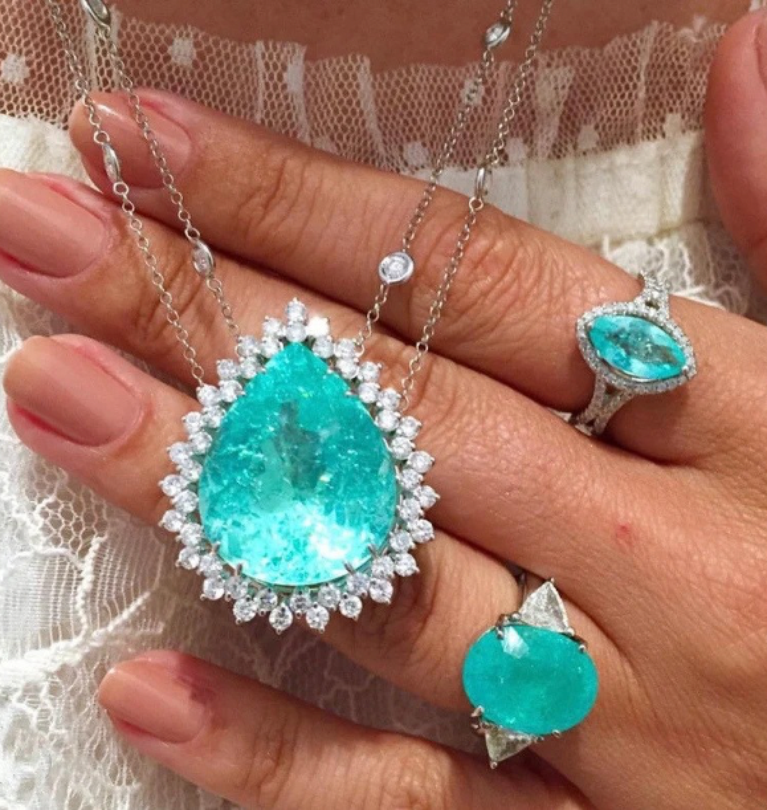paraiba necklace