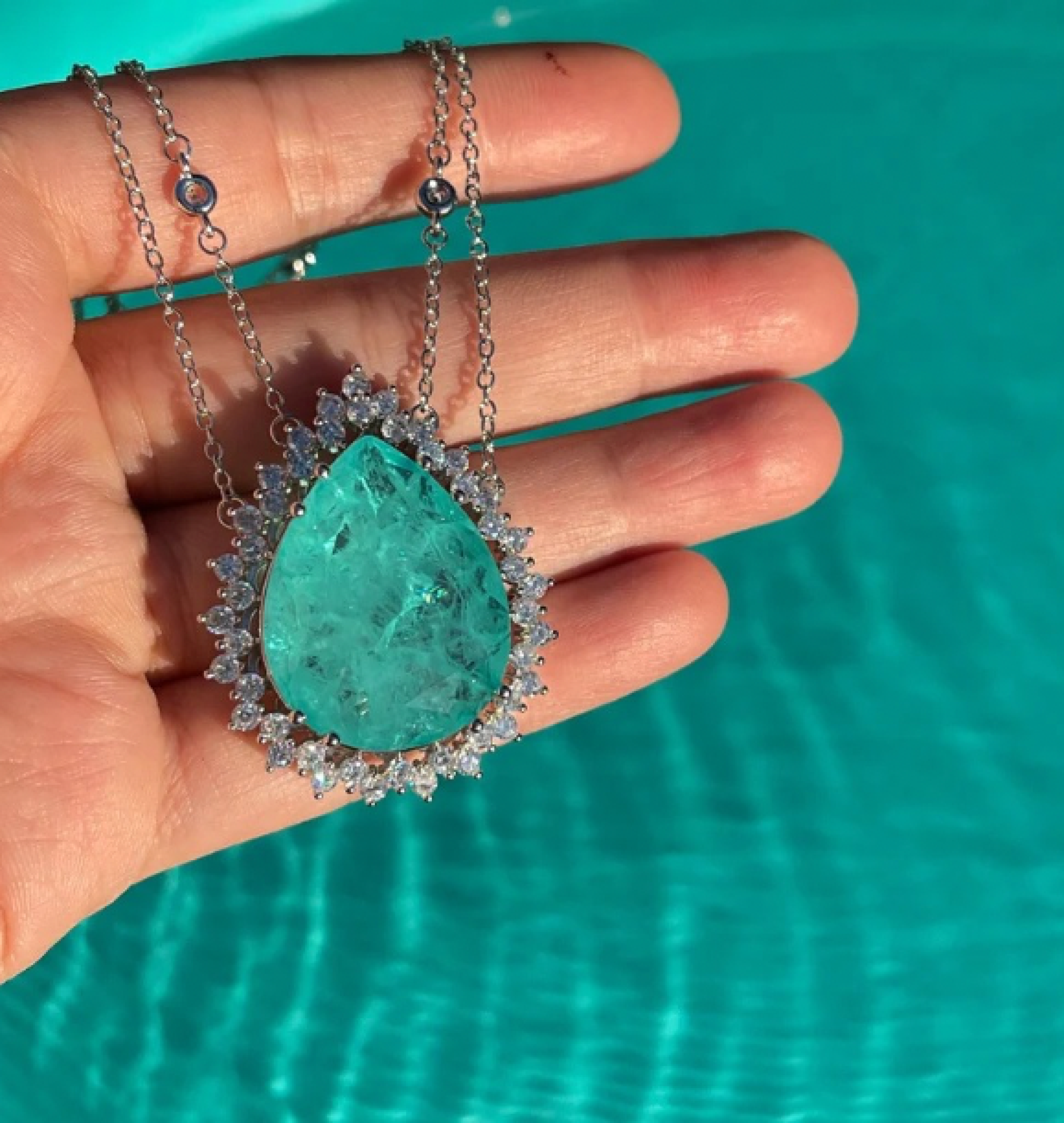 paraiba necklace