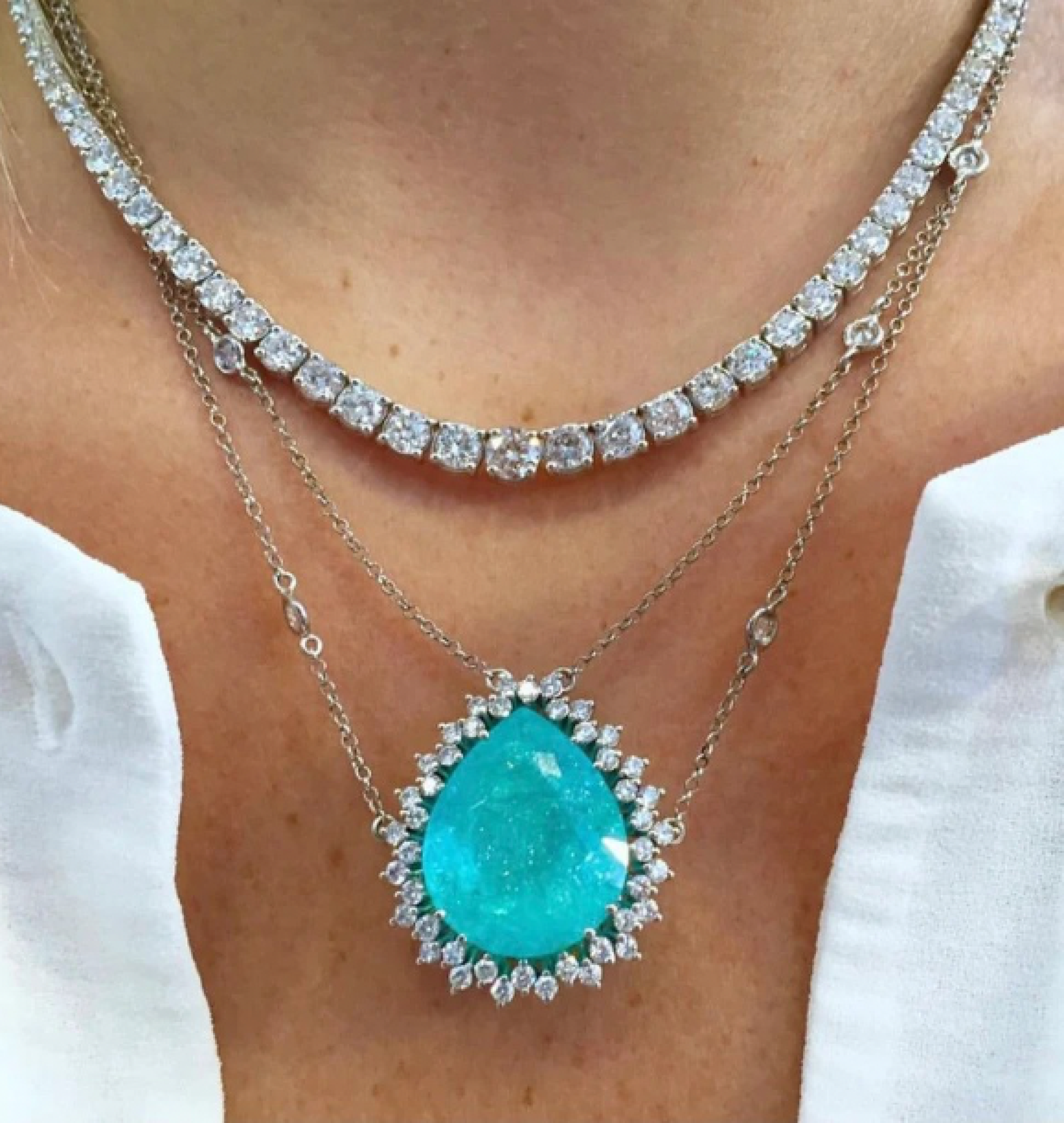 paraiba necklace