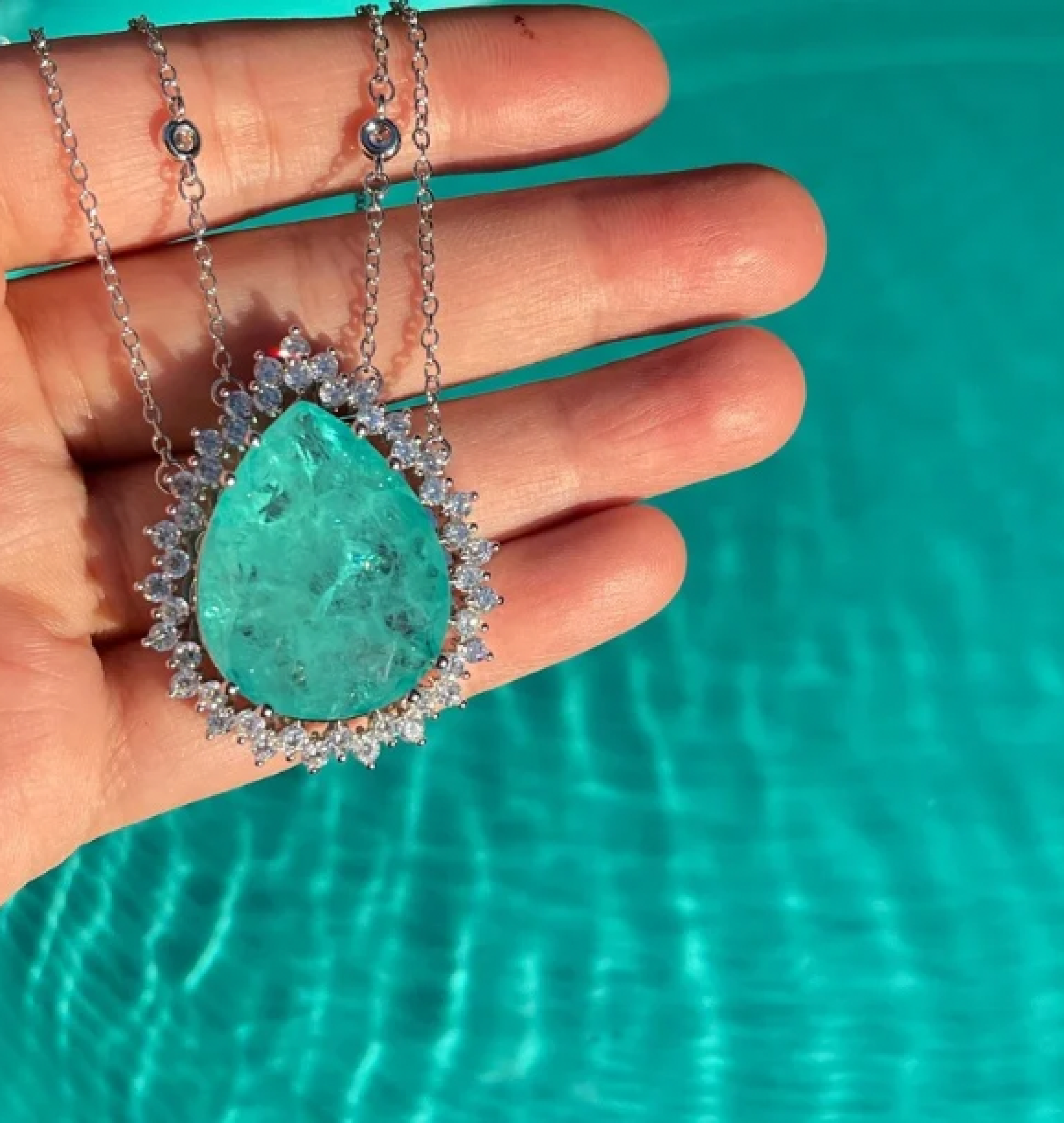 paraiba necklace