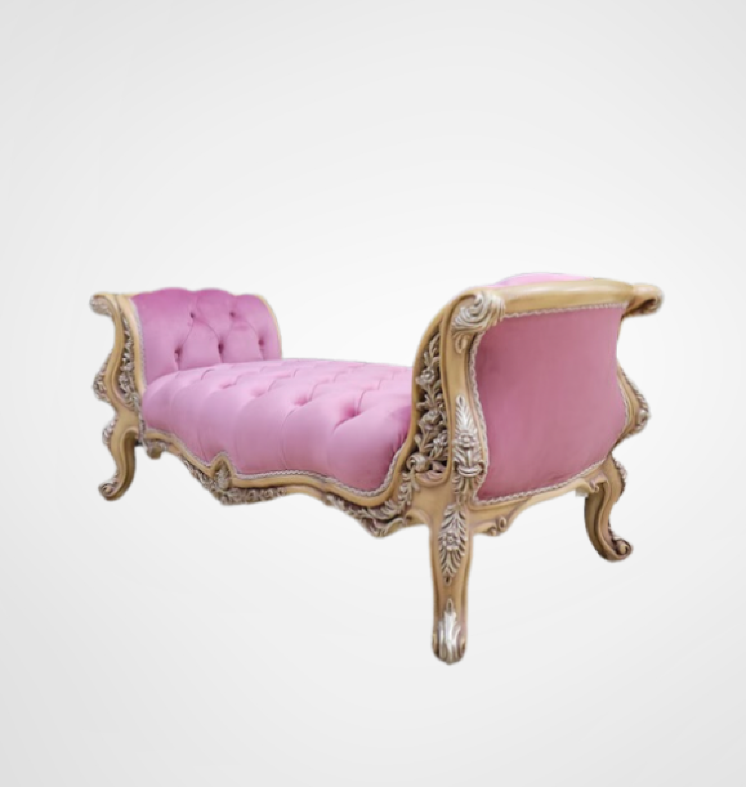 magenta chaise