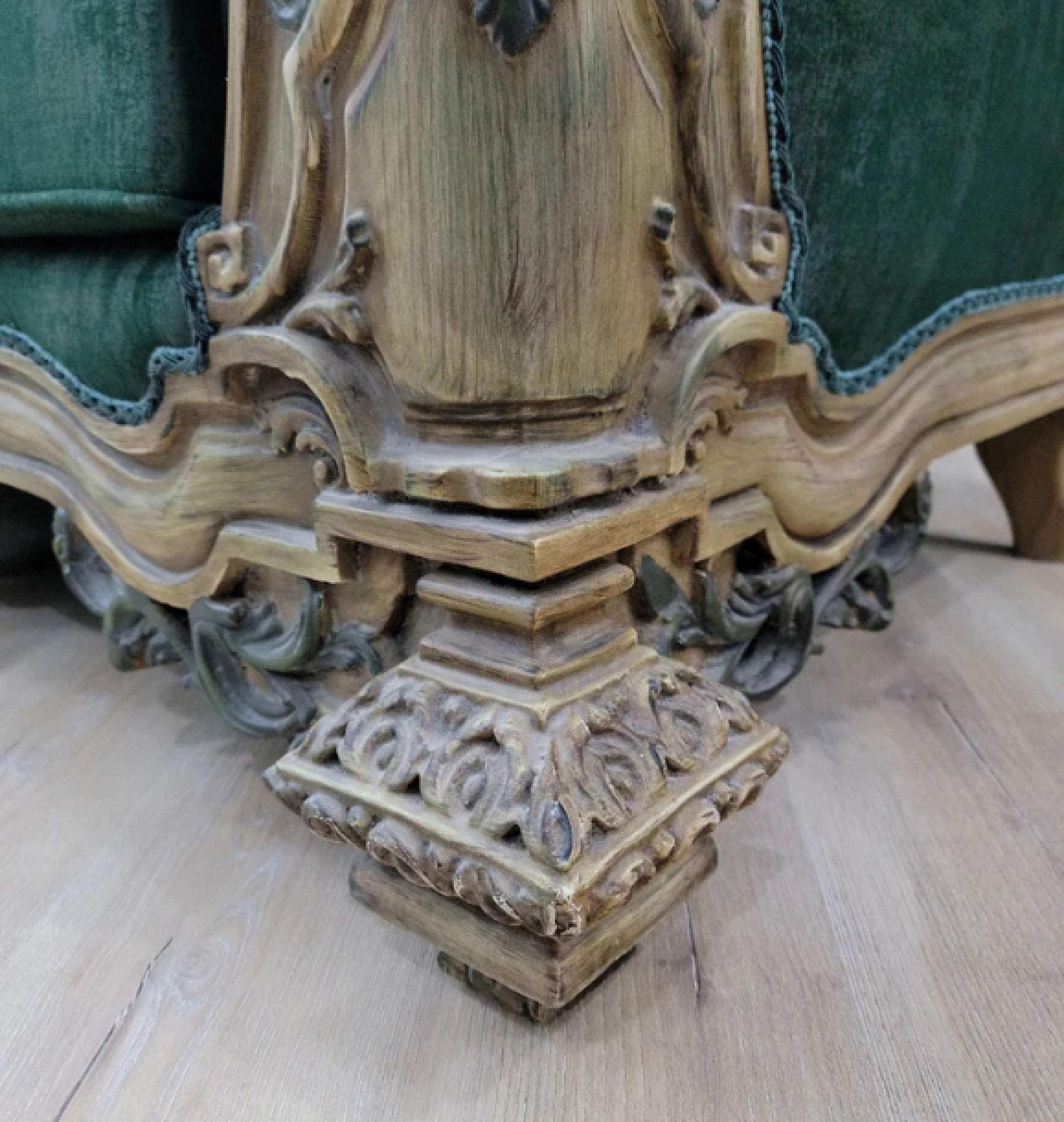 emerald sofa