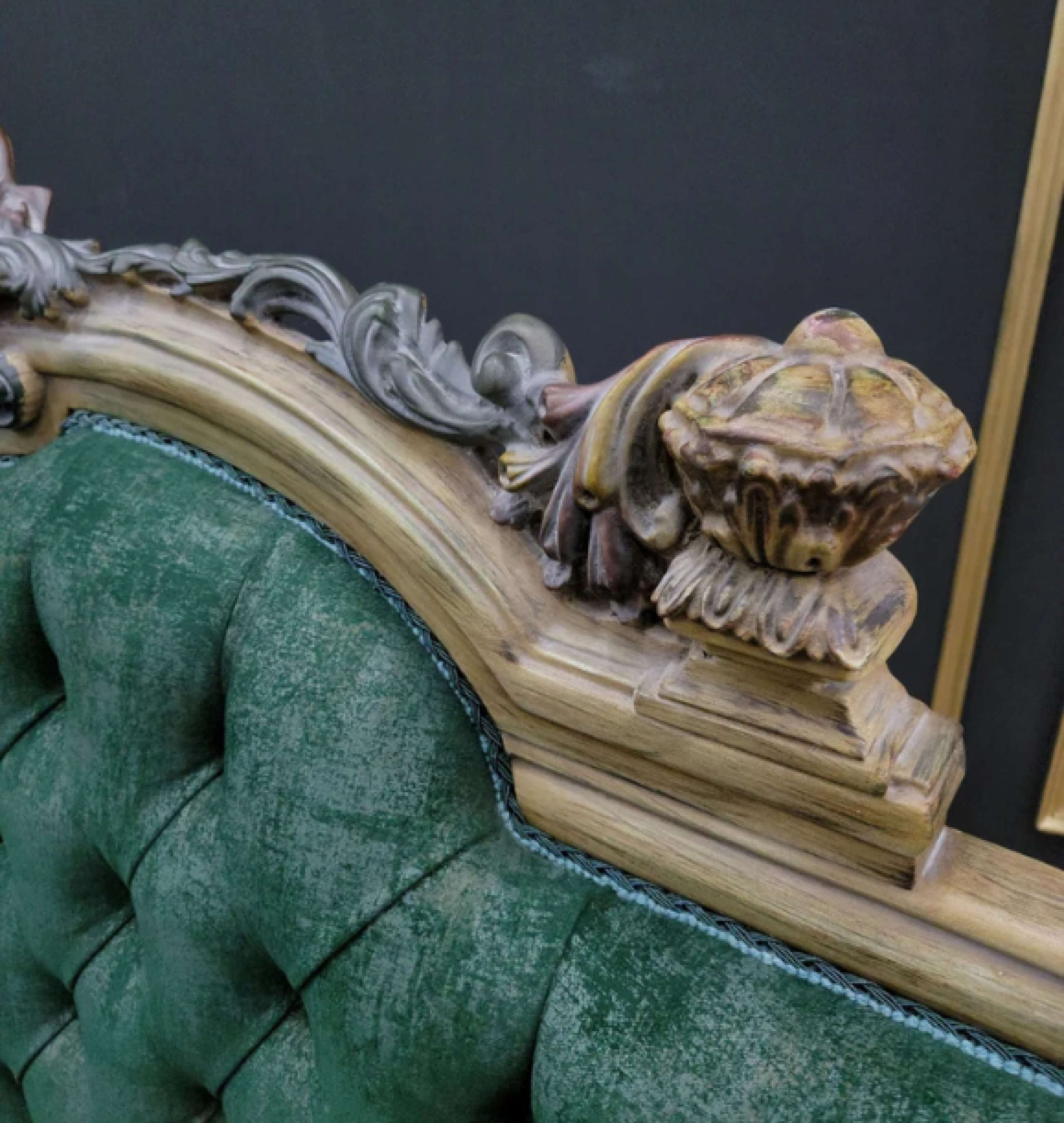 emerald sofa