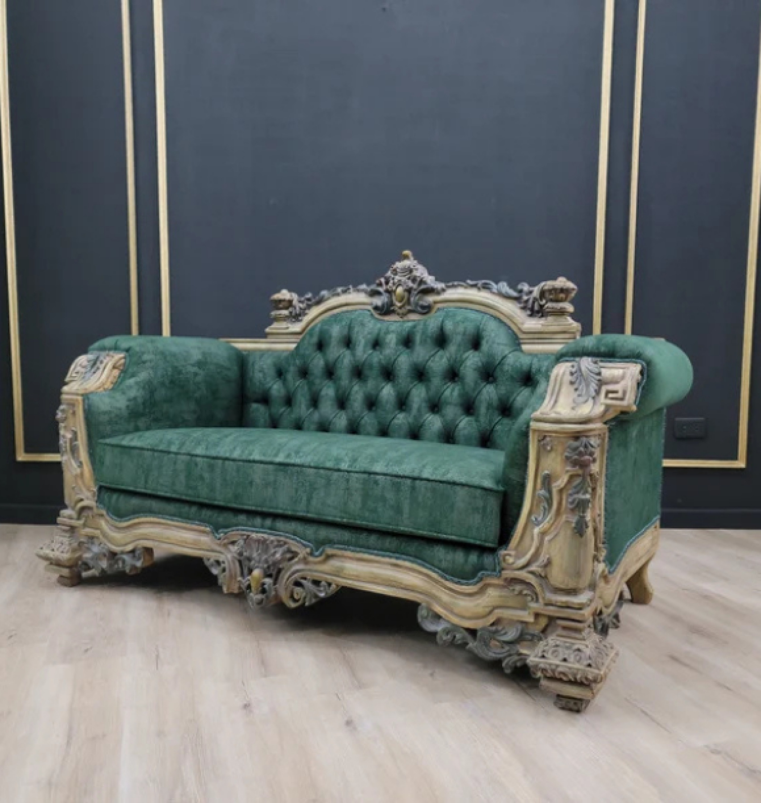 emerald sofa