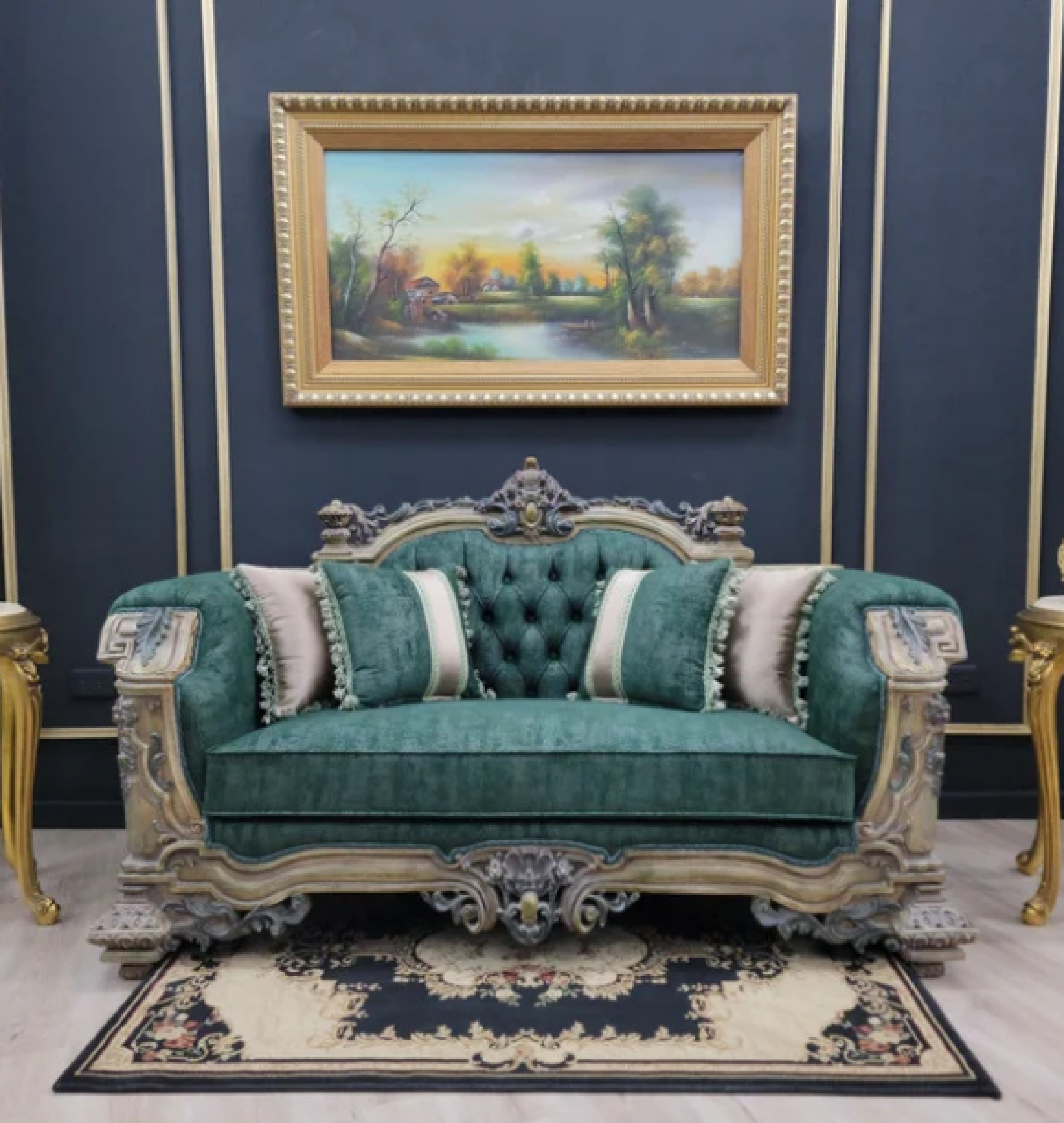 emerald sofa